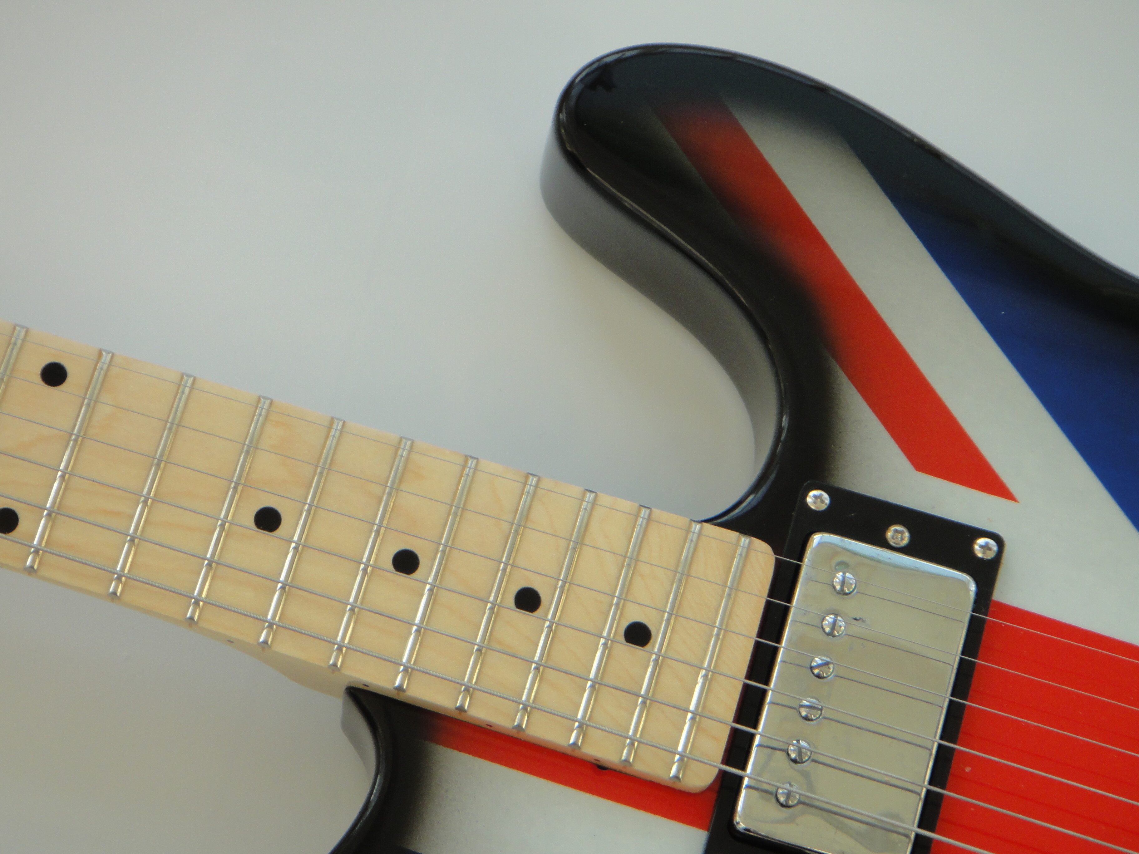 Afanti Guitarra acústica eléctrica con cuello de arce atornillado