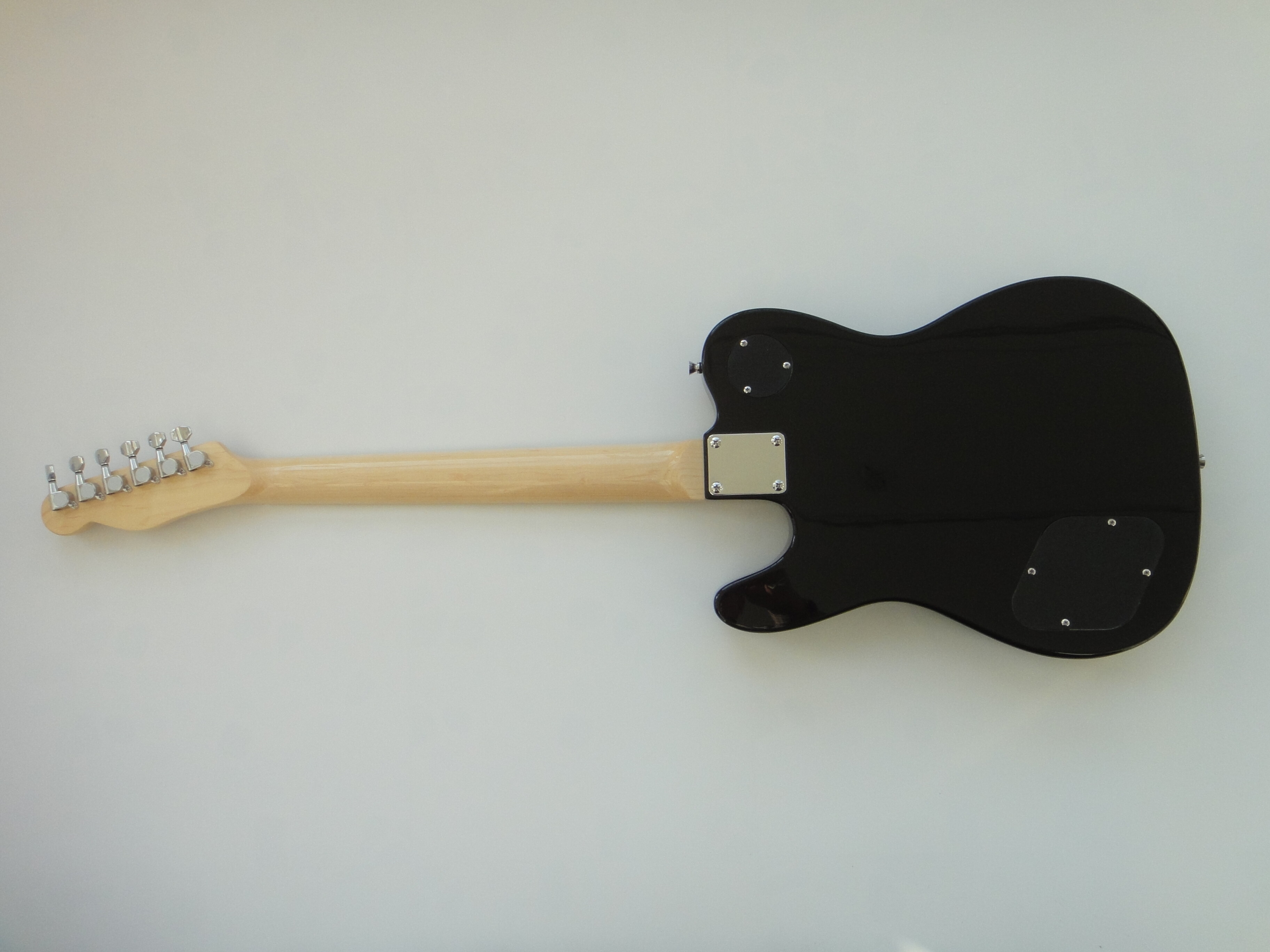 Afanti Guitarra acústica eléctrica con cuello de arce atornillado