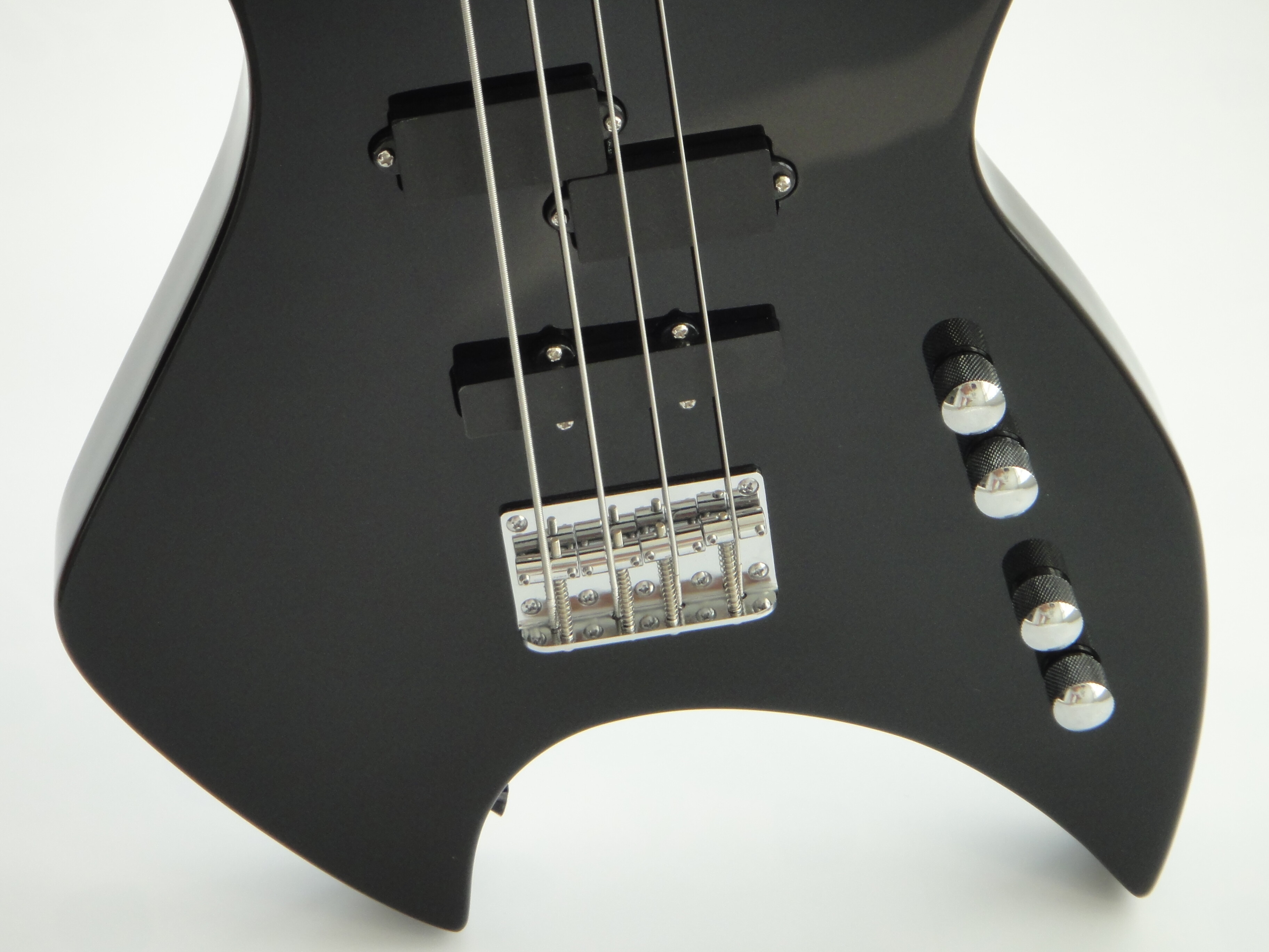 Guitarra eléctrica Afanti con diapasón de palisandro y fondo negro