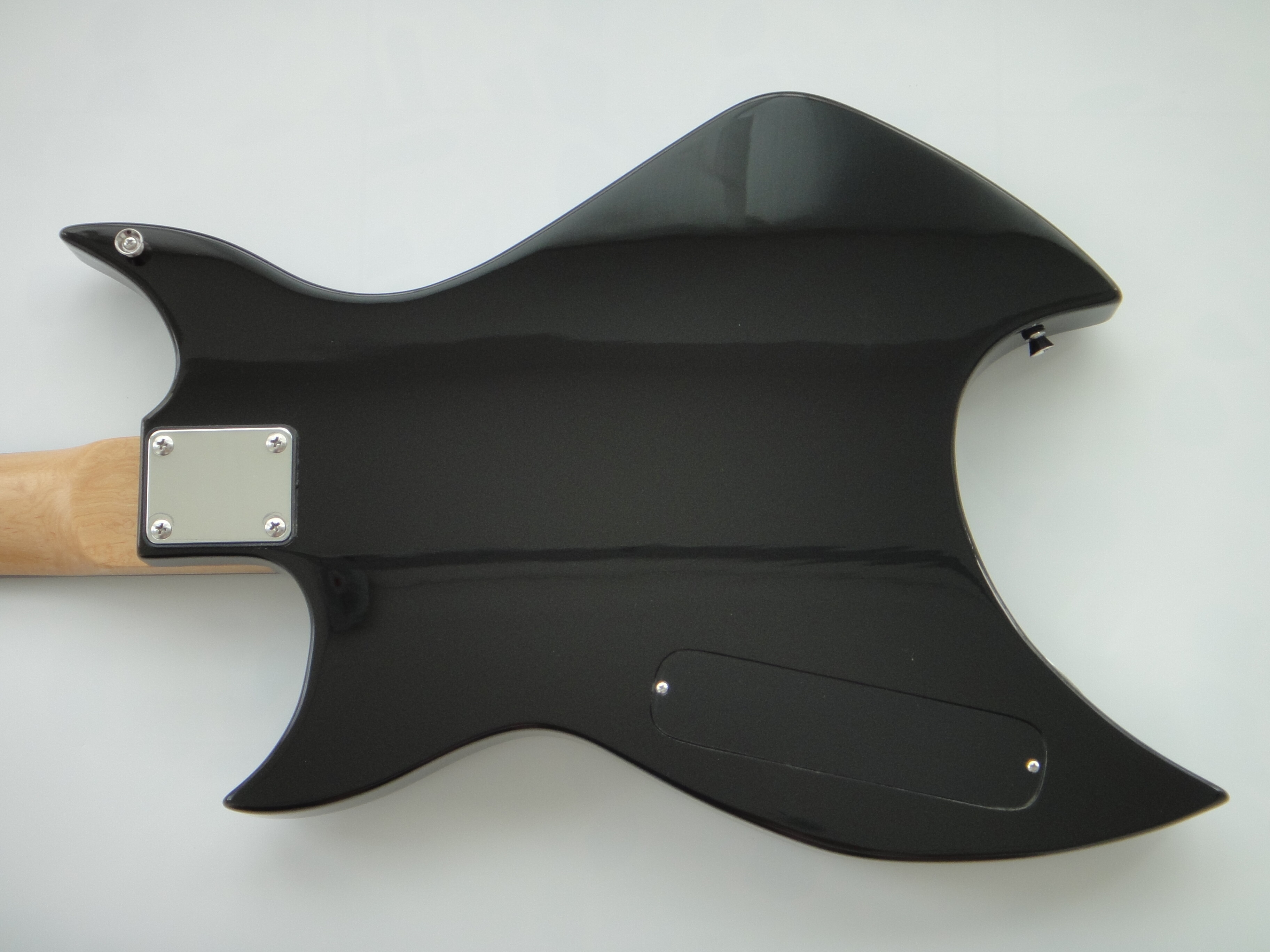 Guitarra eléctrica Afanti con diapasón de palisandro y fondo negro