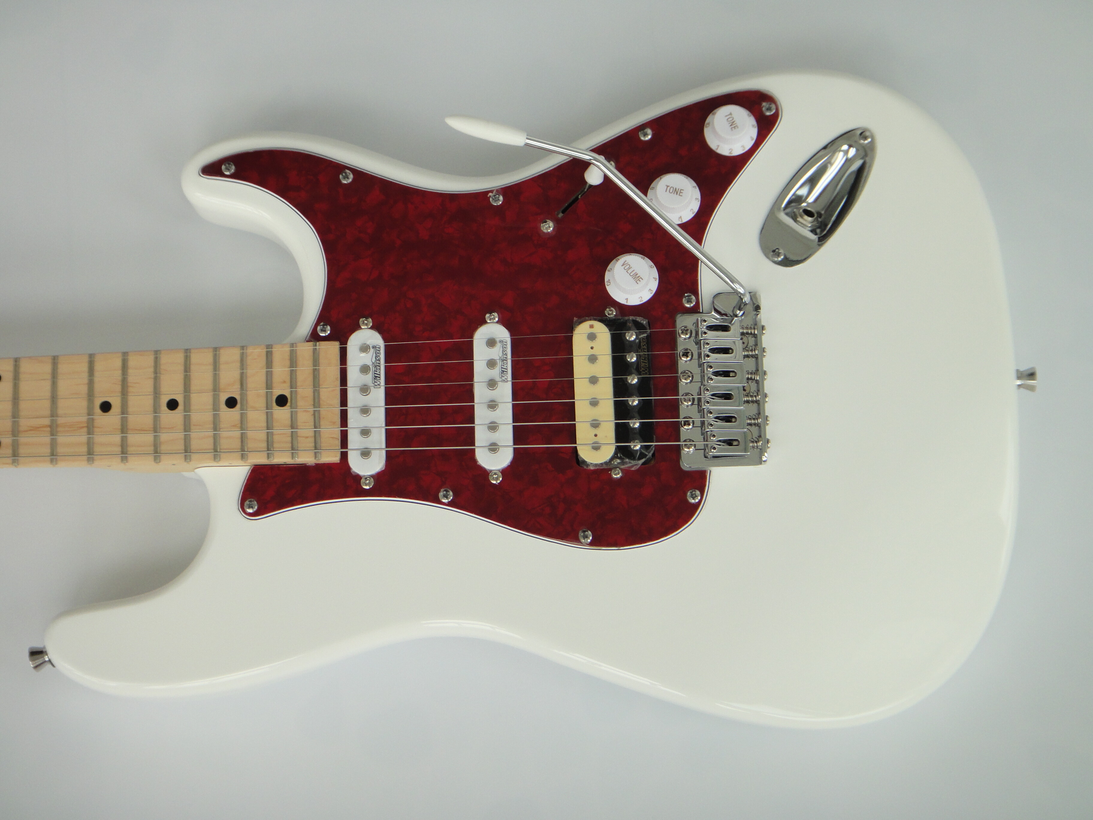 Afanti Guitarra Eléctrica ST Personalizada con Cuerpo de Caoba