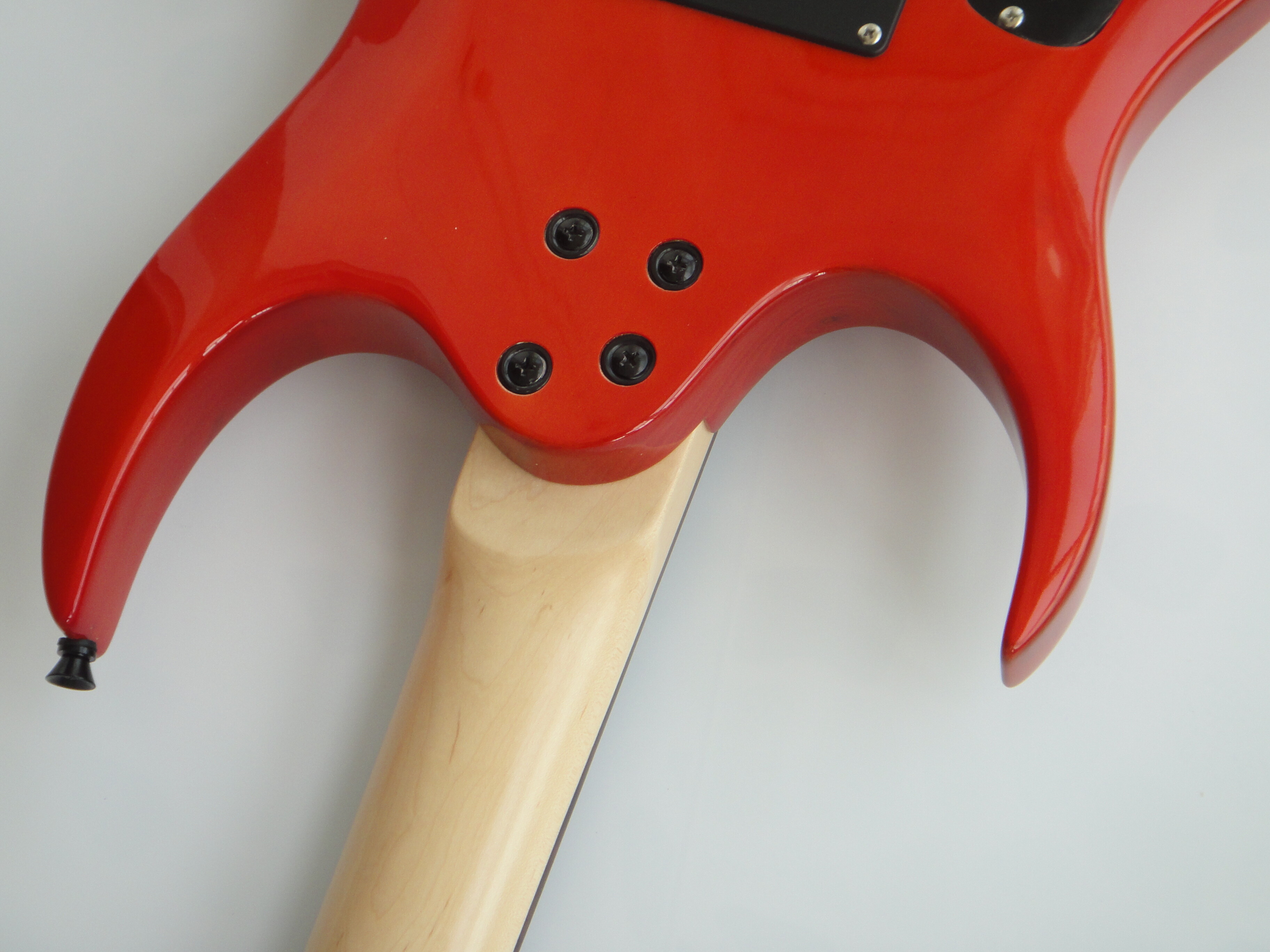 Guitarra eléctrica Afanti de caoba con chapa de arce acolchado