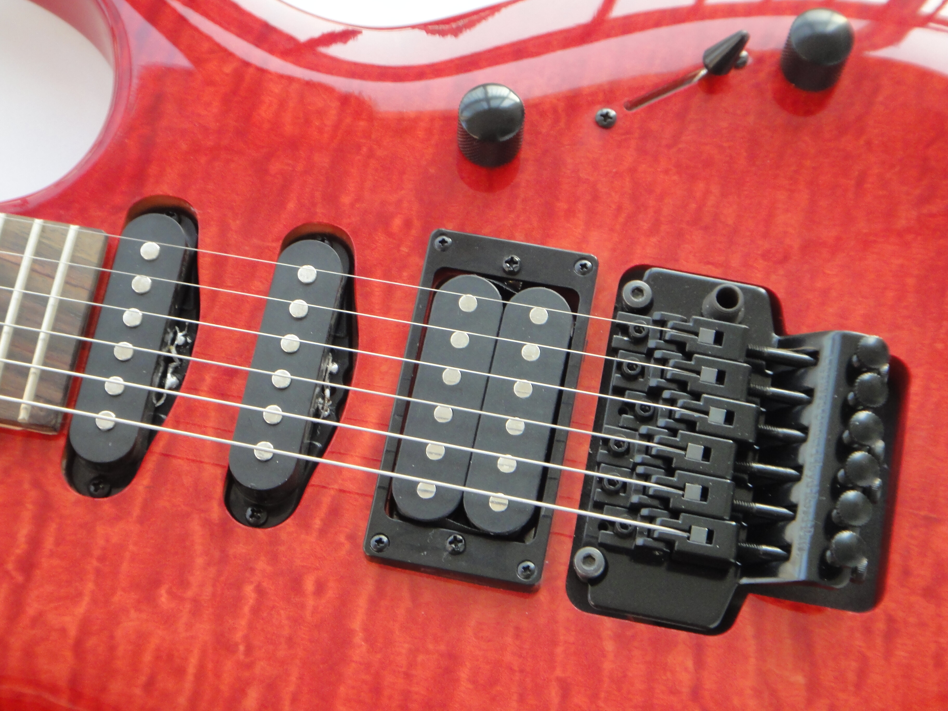 Afanti Guitarra Eléctrica Personalizada con Cuerpo de Caoba y Mástil de Arce