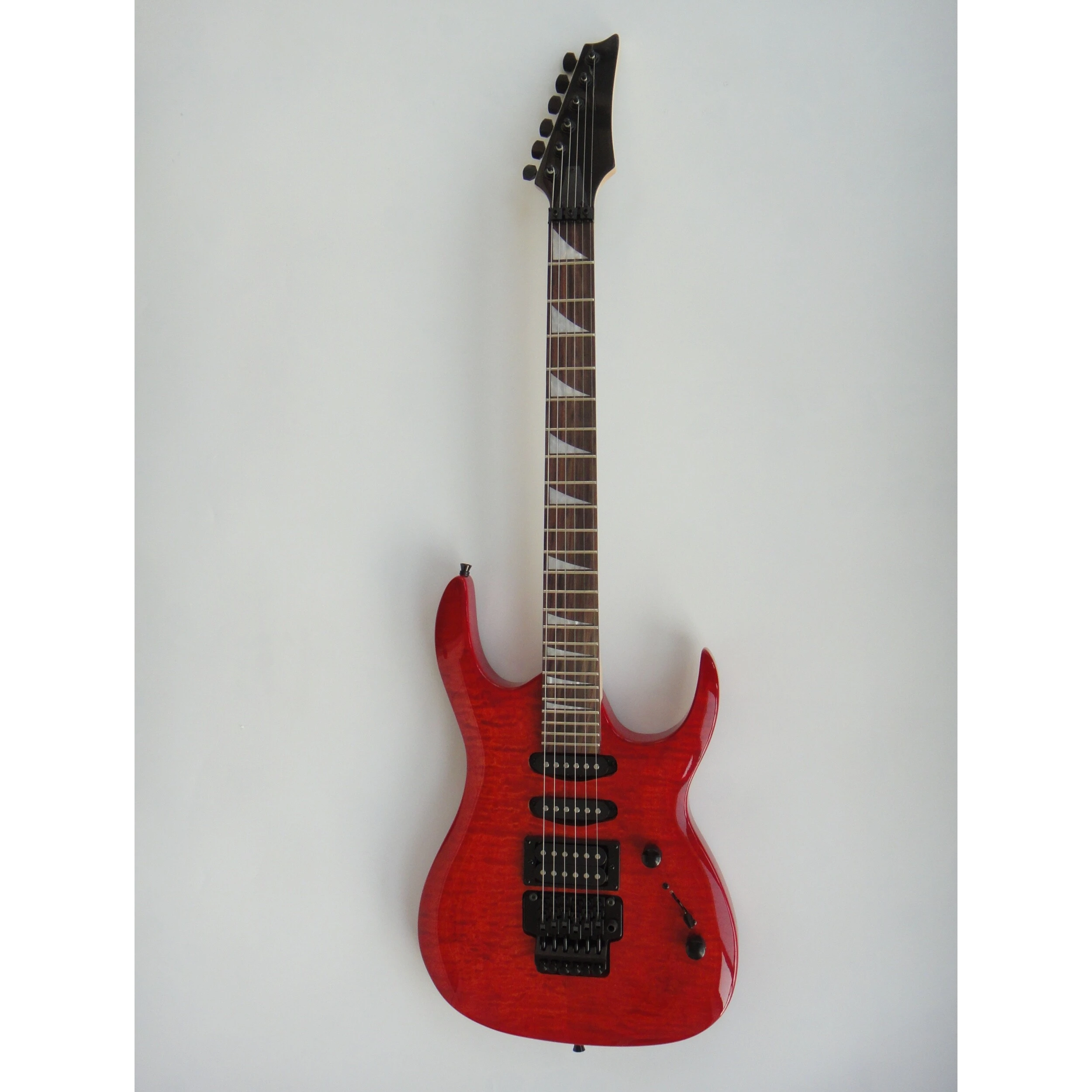 Afanti Guitarra Eléctrica Personalizada con Cuerpo de Caoba y Mástil de Arce