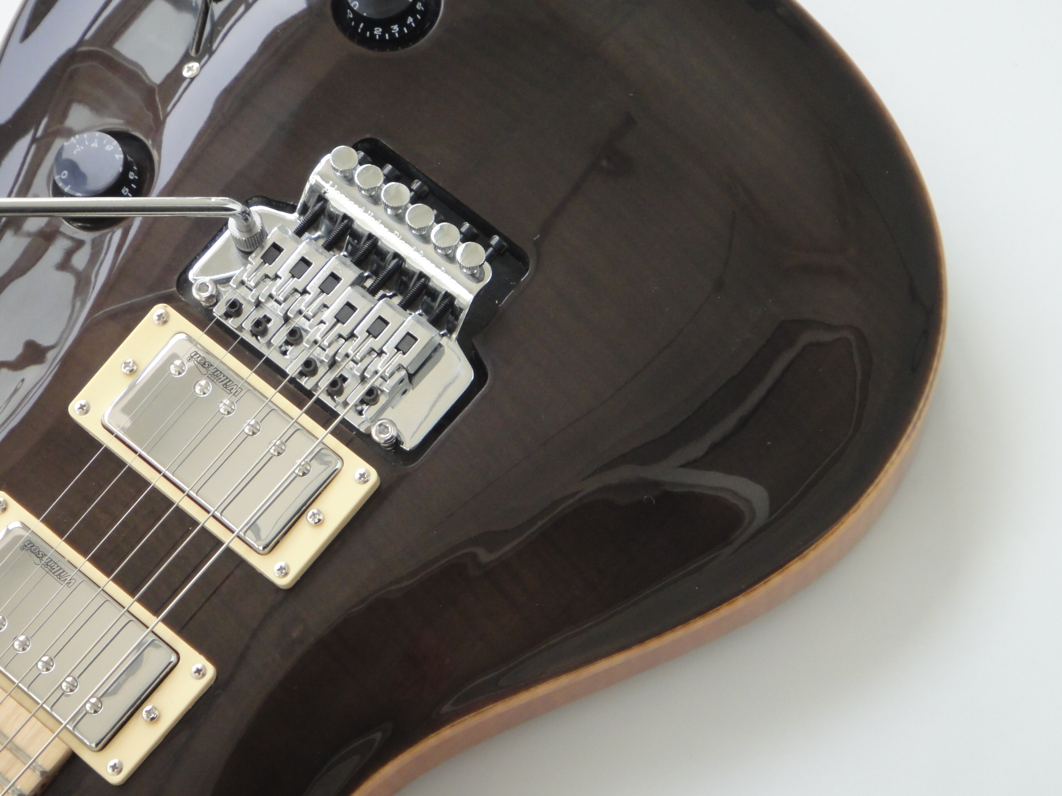 Guitarra eléctrica Afanti HH con 24 trastes y cuerpo de caoba