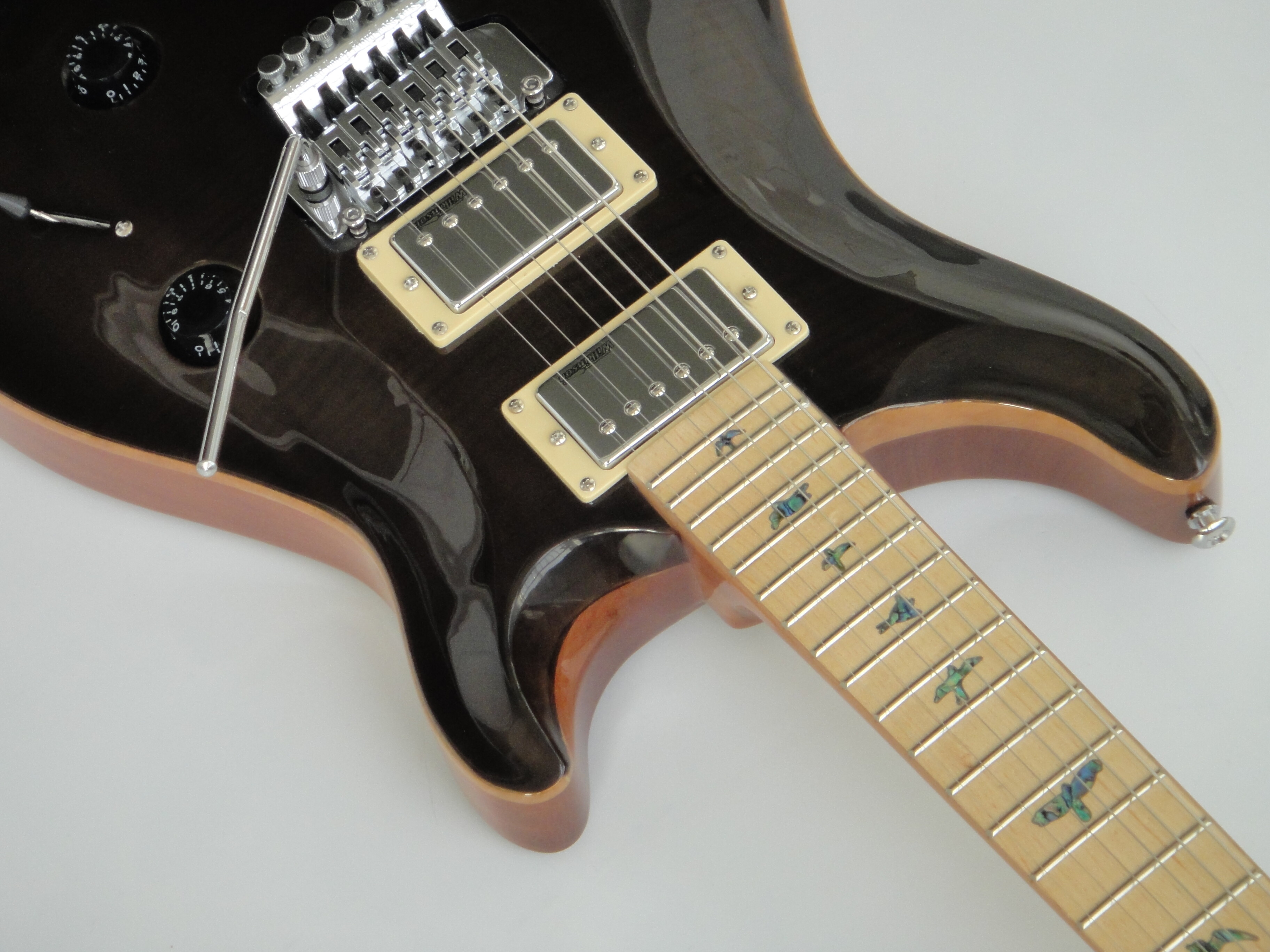 Guitarra eléctrica Afanti HH con 24 trastes y cuerpo de caoba