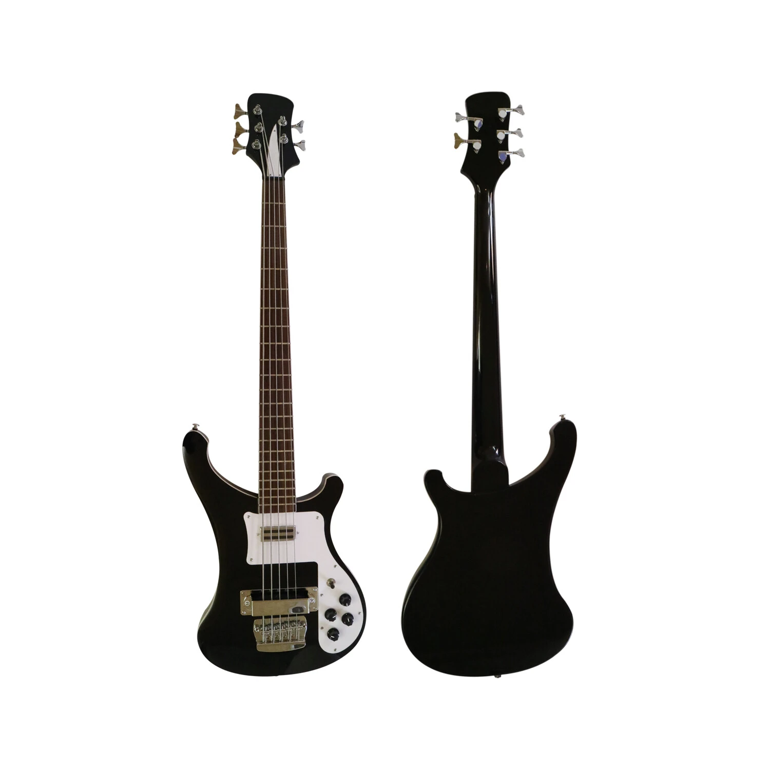 Afanti 22 Trastes Set In 5 Cuerdas Guitarra Bajo Eléctrico Cuerpo Caoba