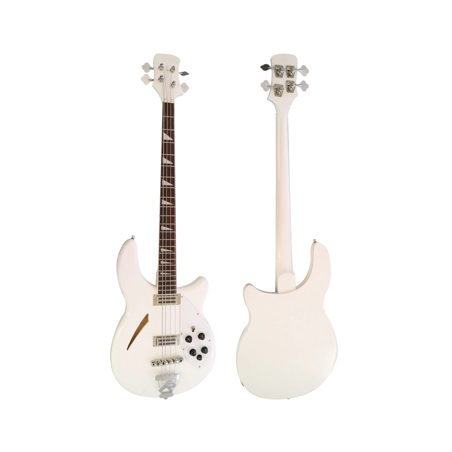 Afanti Guitarra Bajo Eléctrico 4 Cuerdas Diapasón Palosanto