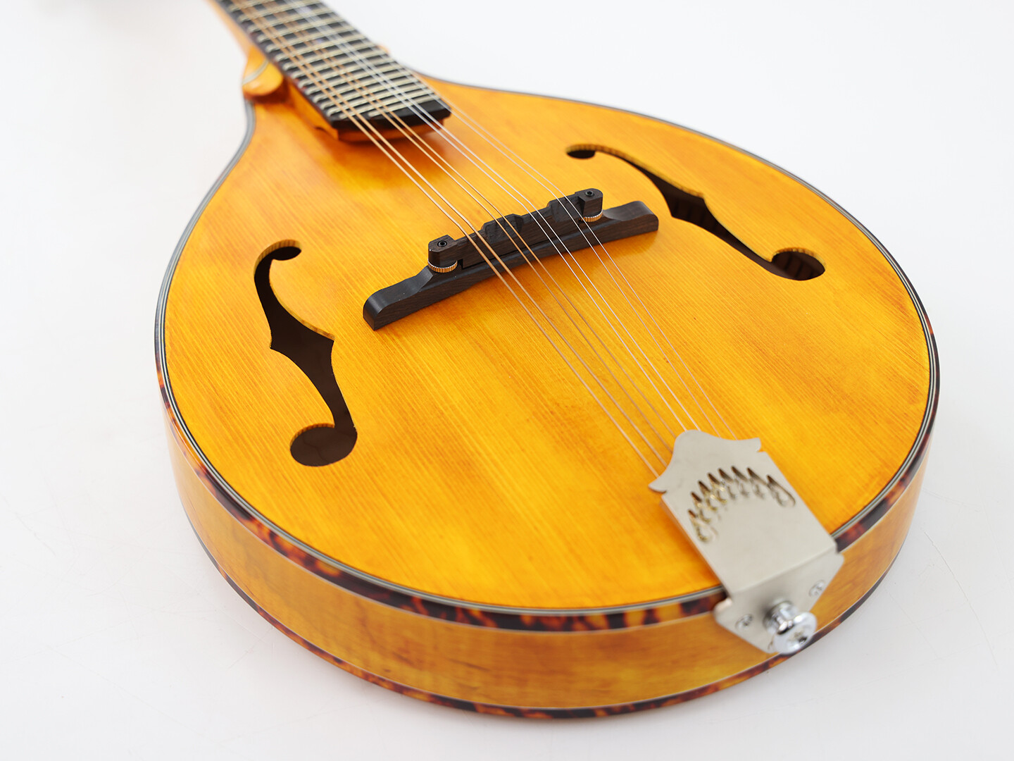 Mandolina Estilo A de Tapa de Abeto Grado A Tallada a Mano Afanti
