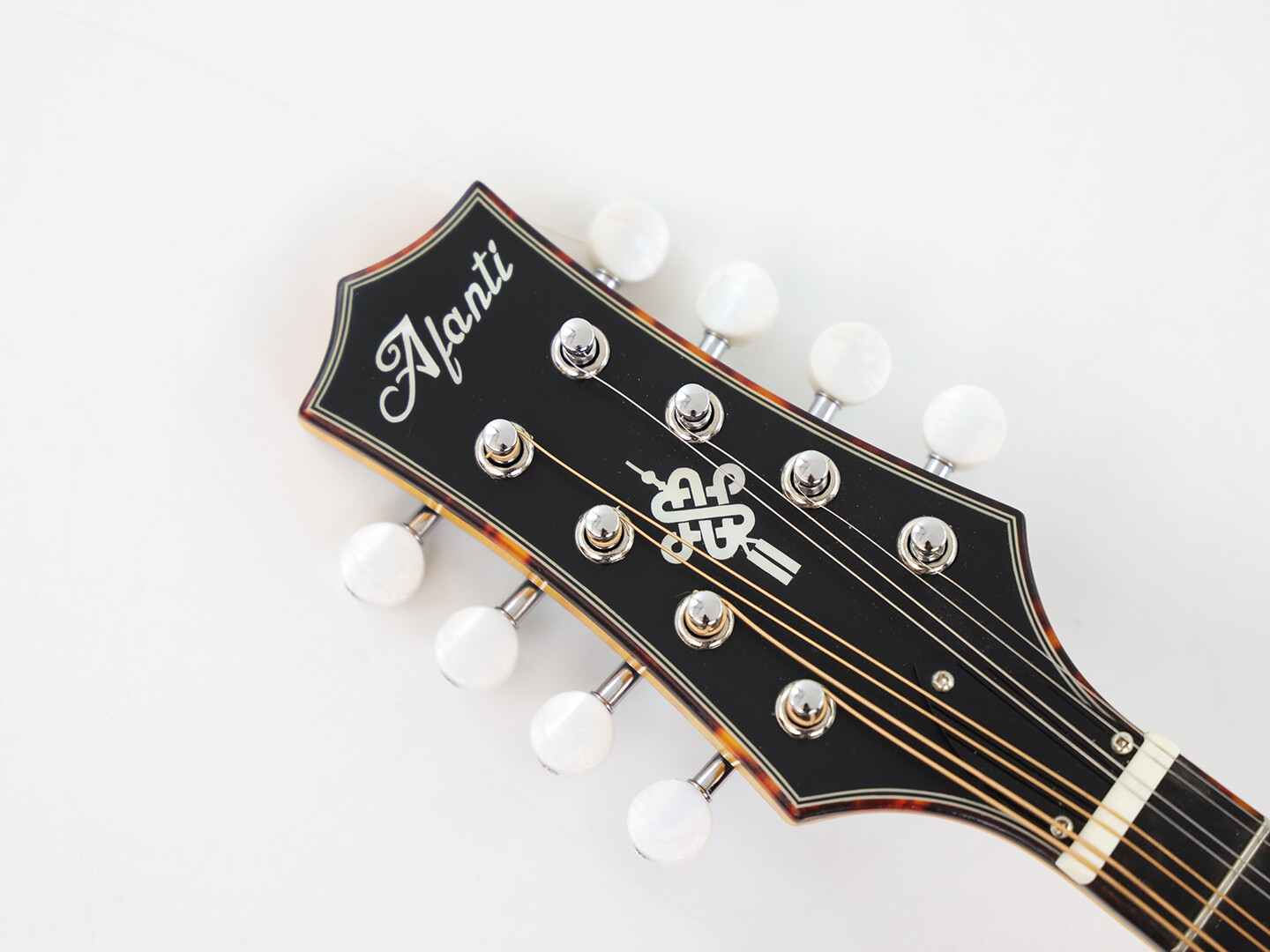 Mandolina Estilo A de Tapa de Abeto Grado A Tallada a Mano Afanti