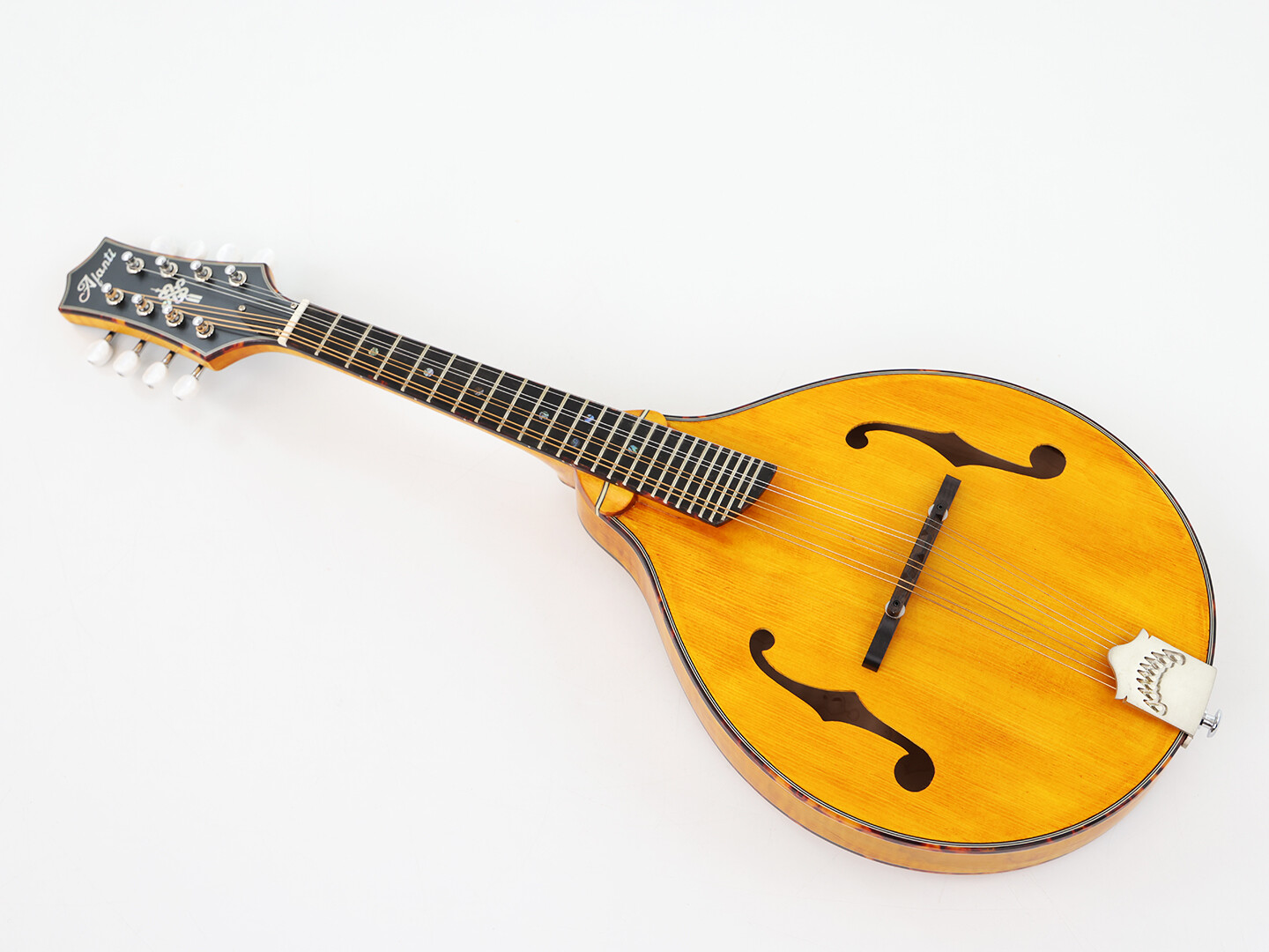 Mandolina Estilo A de Tapa de Abeto Grado A Tallada a Mano Afanti