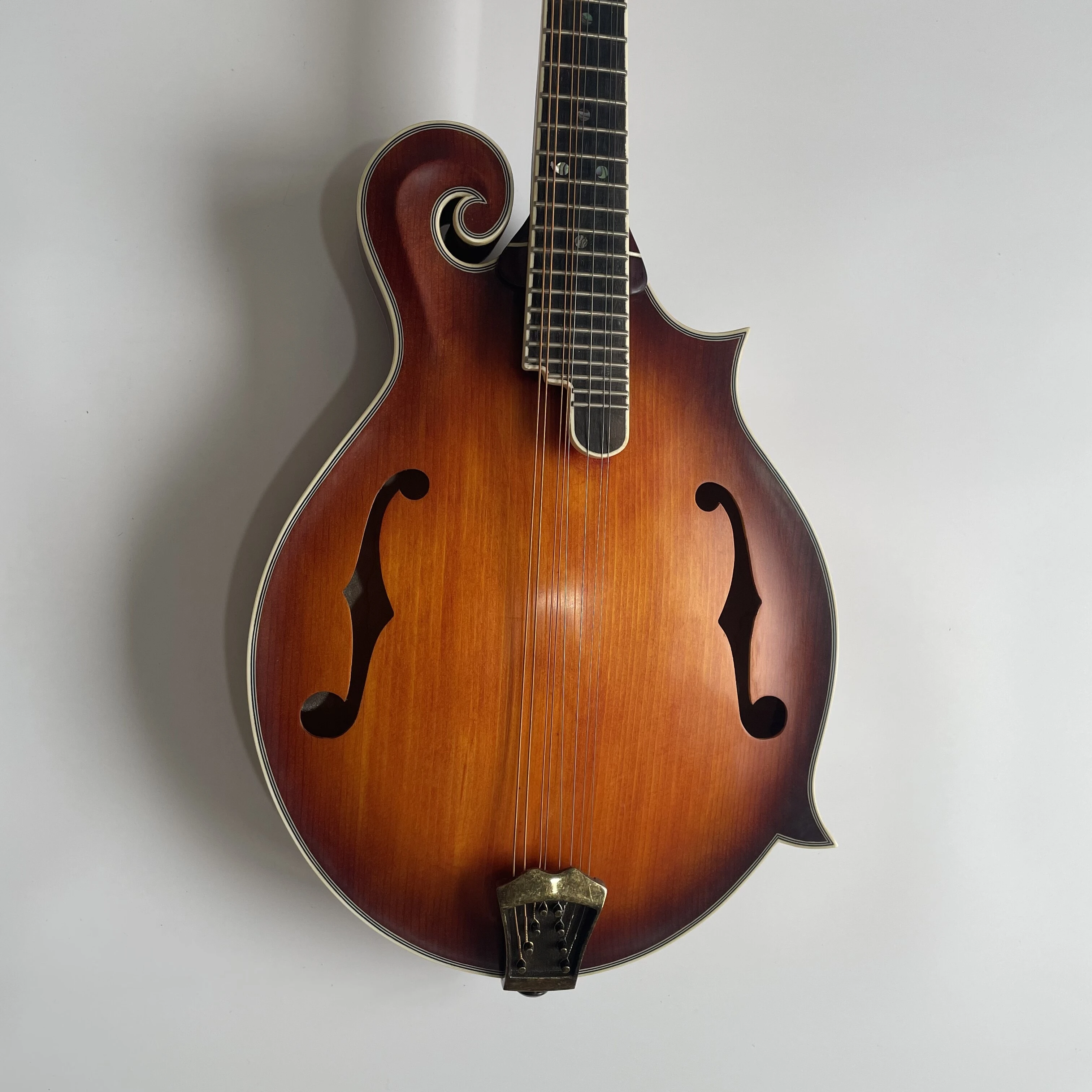 Afanti Mandolina F Estilo con Tapa de Abeto AAA Artesanal