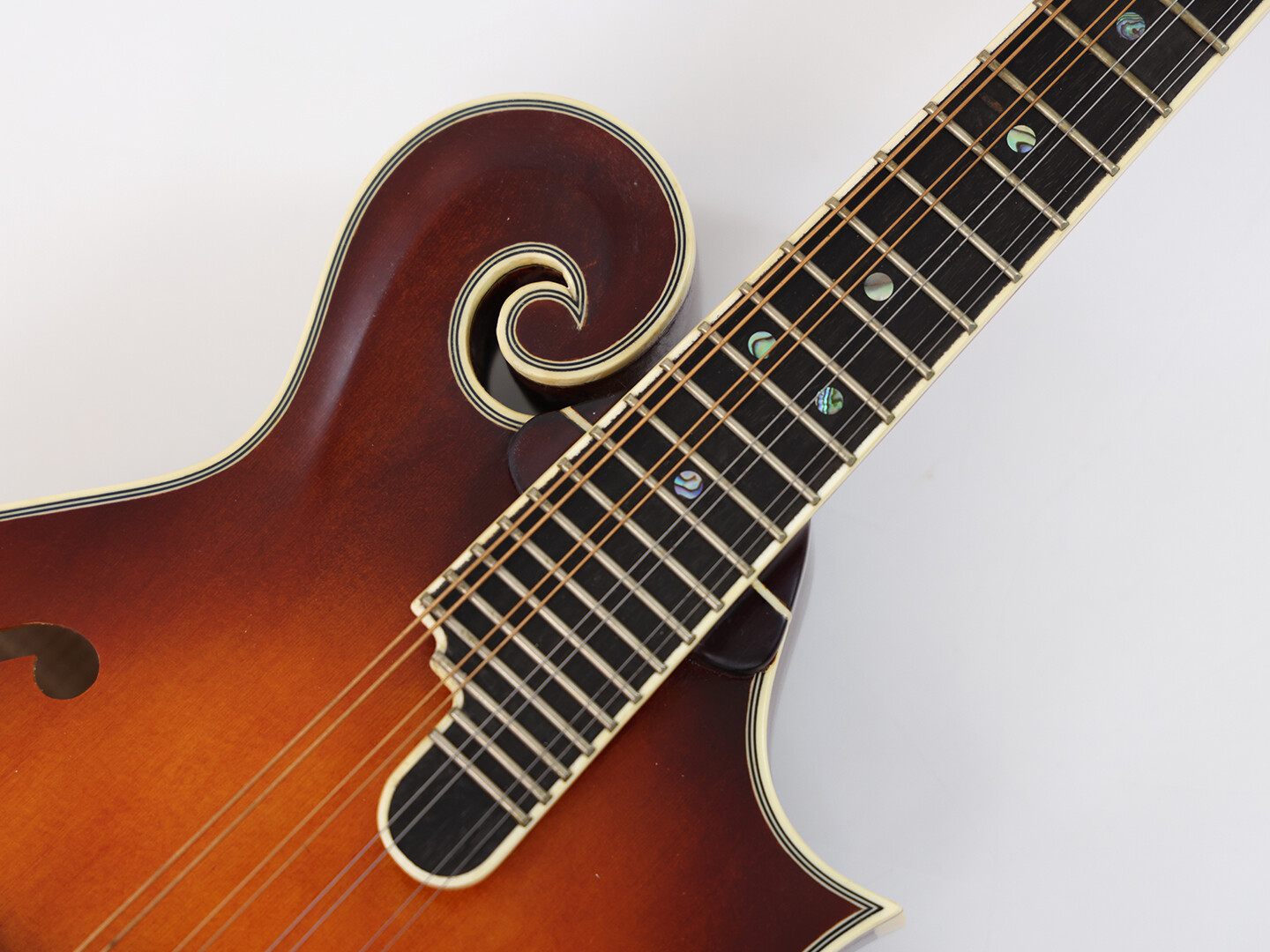 Afanti Mandolina F Estilo con Tapa de Abeto AAA Artesanal