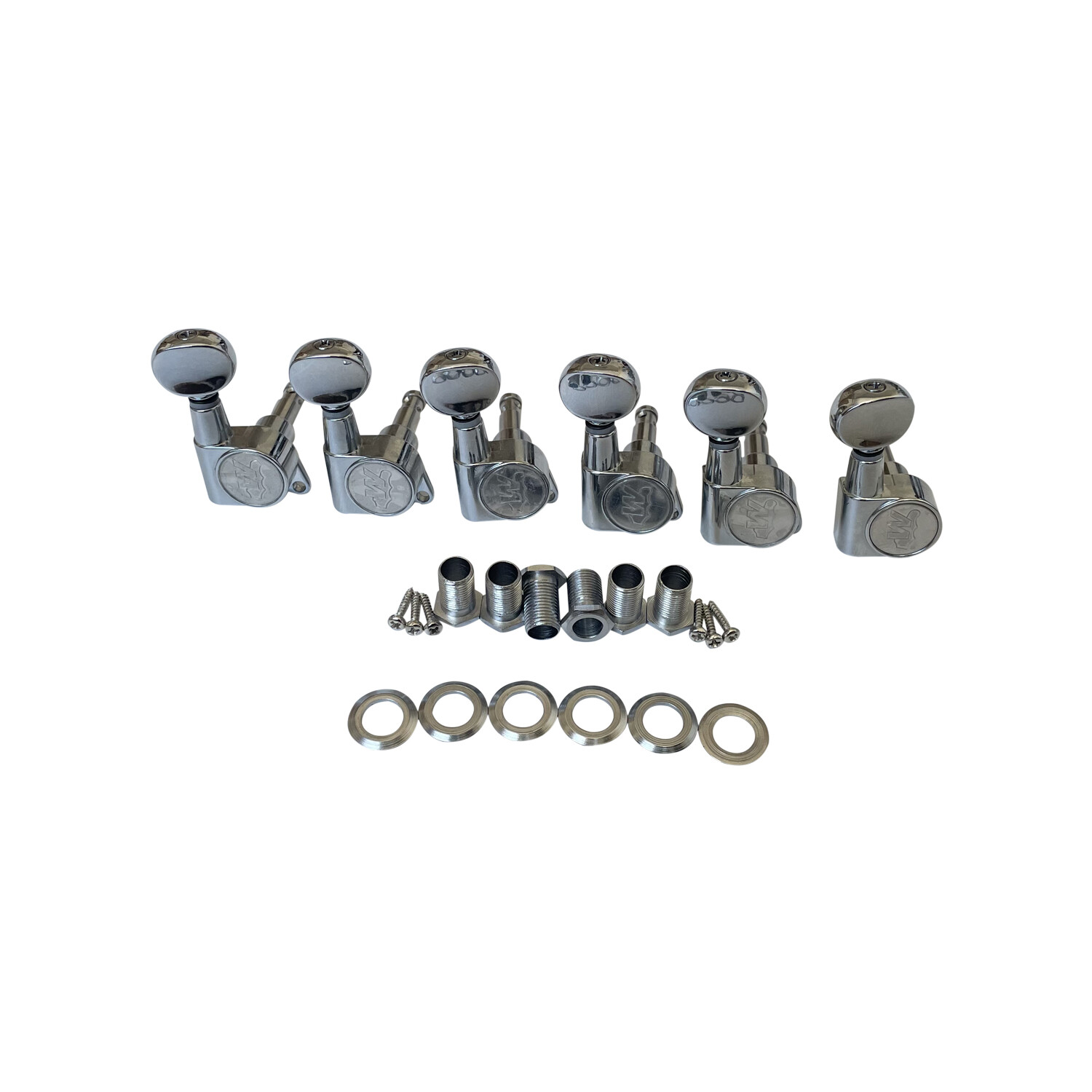 Afanti Sealed 6R Clavijas de afinación cromadas en línea para guitarra eléctrica Afanti Sealed 6R Clavijas de afinación cromadas en línea para guitarra eléctrica
