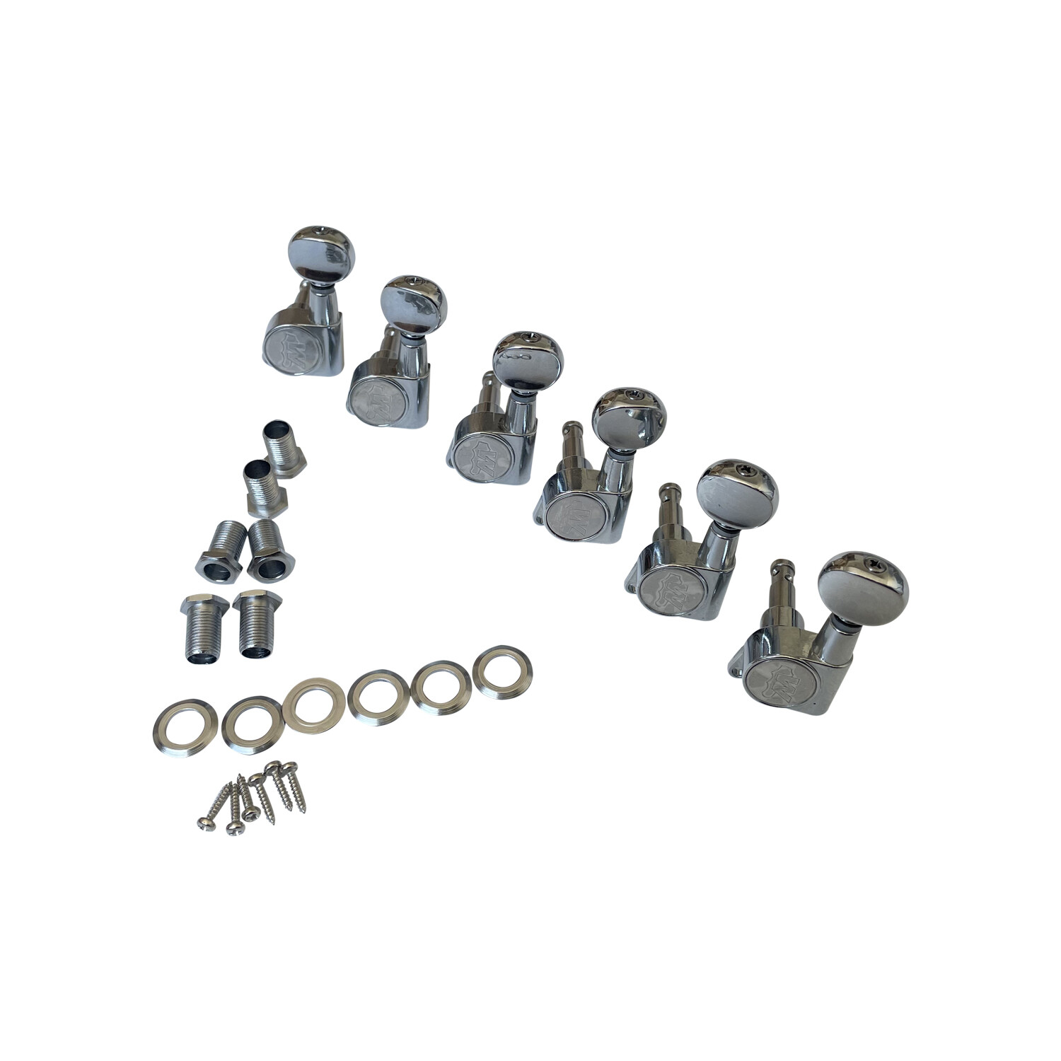 Afanti Sealed 6L Clavijas de afinación cromadas para guitarra eléctrica Afanti Sealed 6L Clavijas de afinación cromadas para guitarra eléctrica