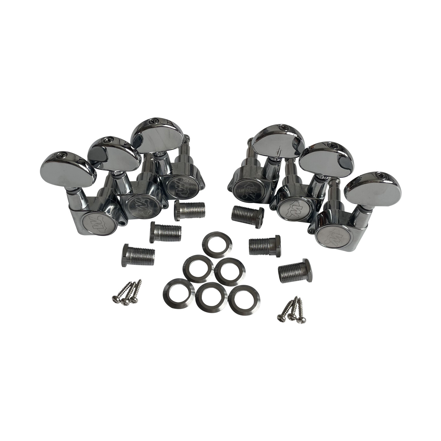 Afinador Sellado Afanti Chrome 3R3L para Guitarra Eléctrica Afinador Sellado Afanti Chrome 3R3L para Guitarra Eléctrica