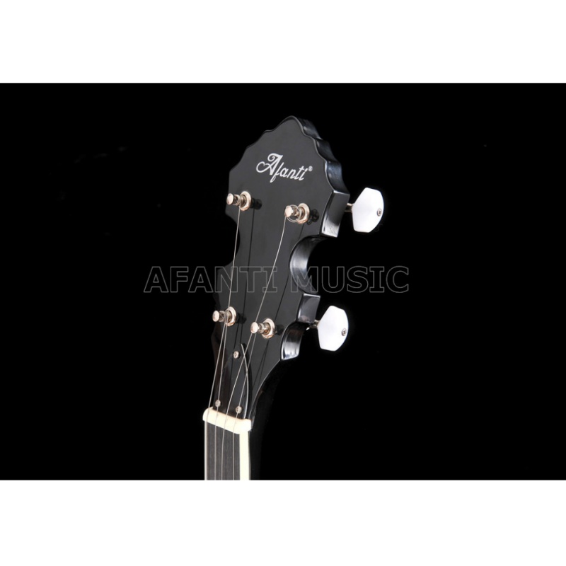 Afanti Banjo de 5 cuerdas con resonador de caoba
