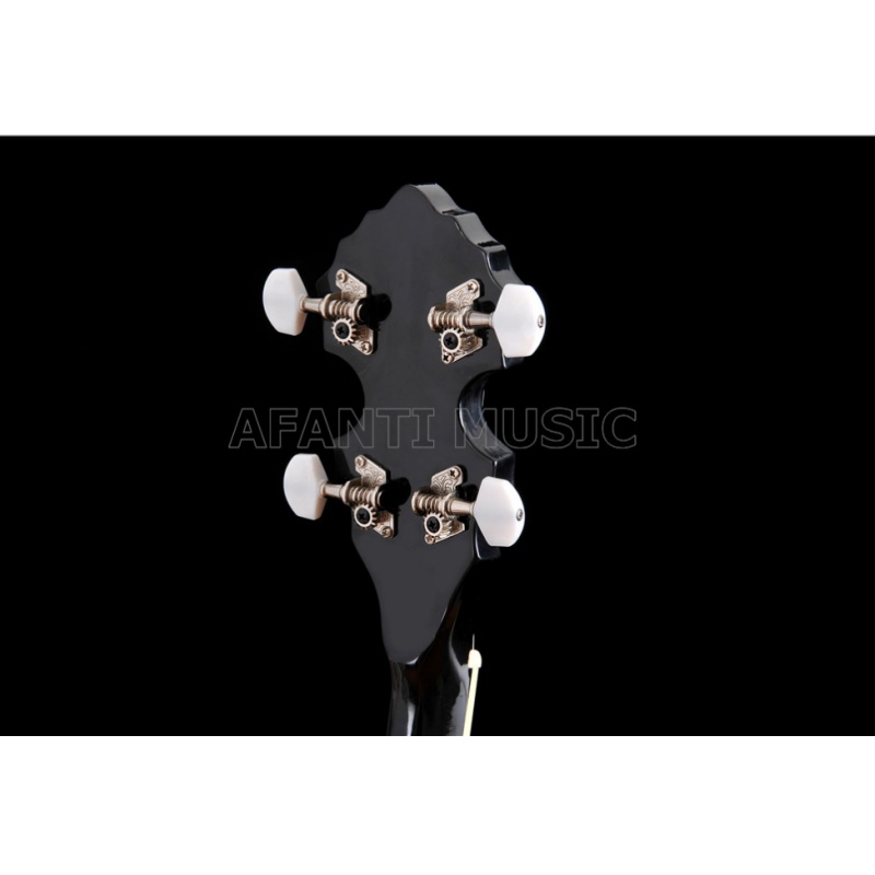 Afanti Banjo de 5 cuerdas con resonador de caoba