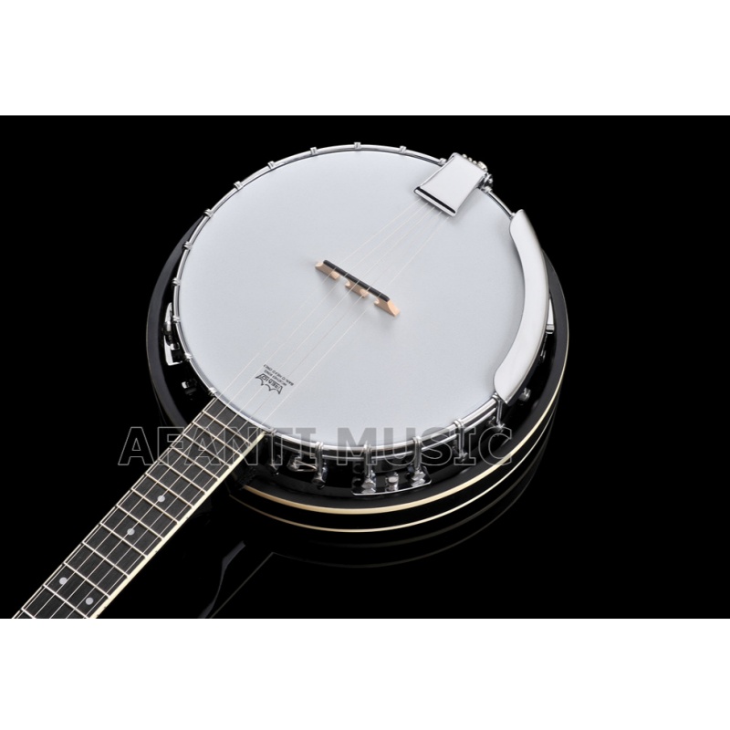 Afanti Banjo de 5 cuerdas con resonador de caoba