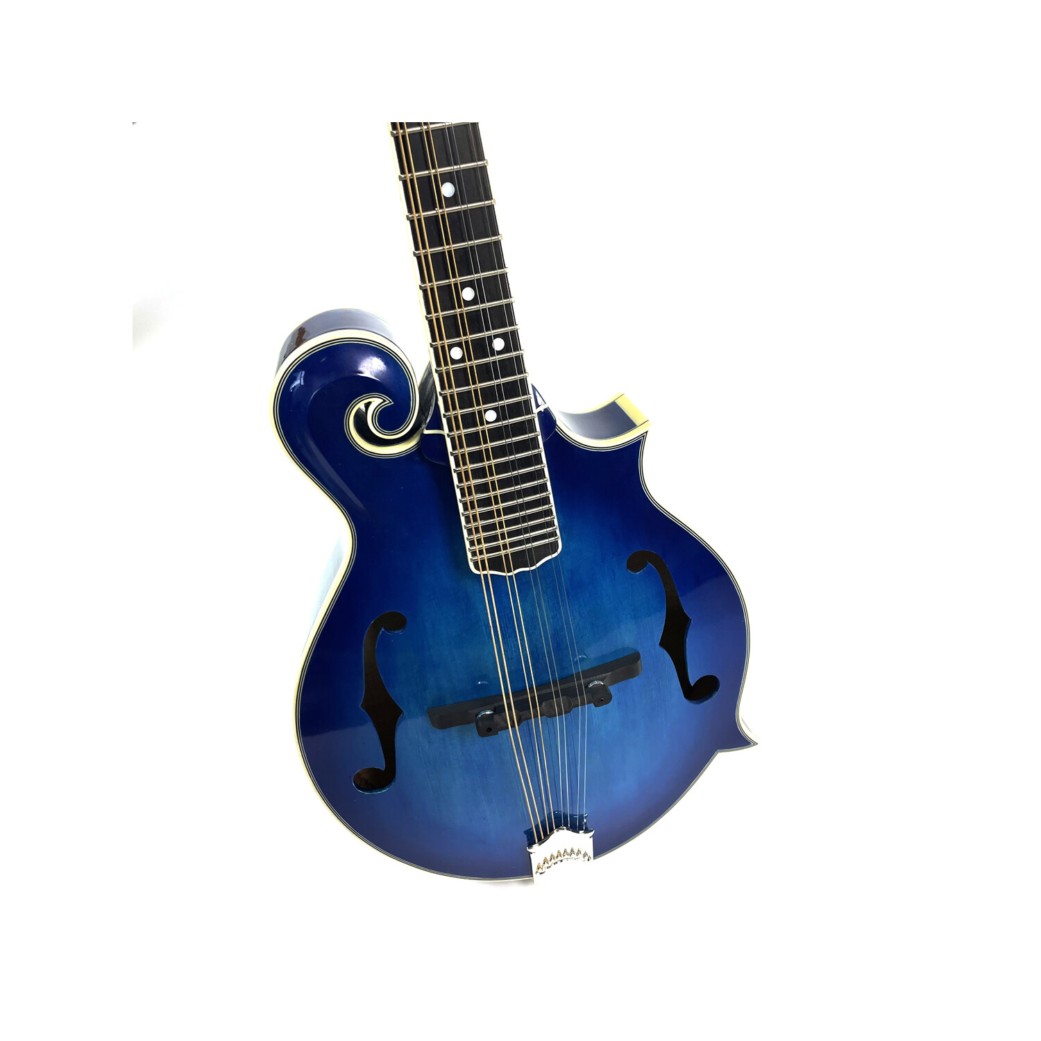 Afanti Handmade AB tapa sólida de abeto estilo F mandolina azul