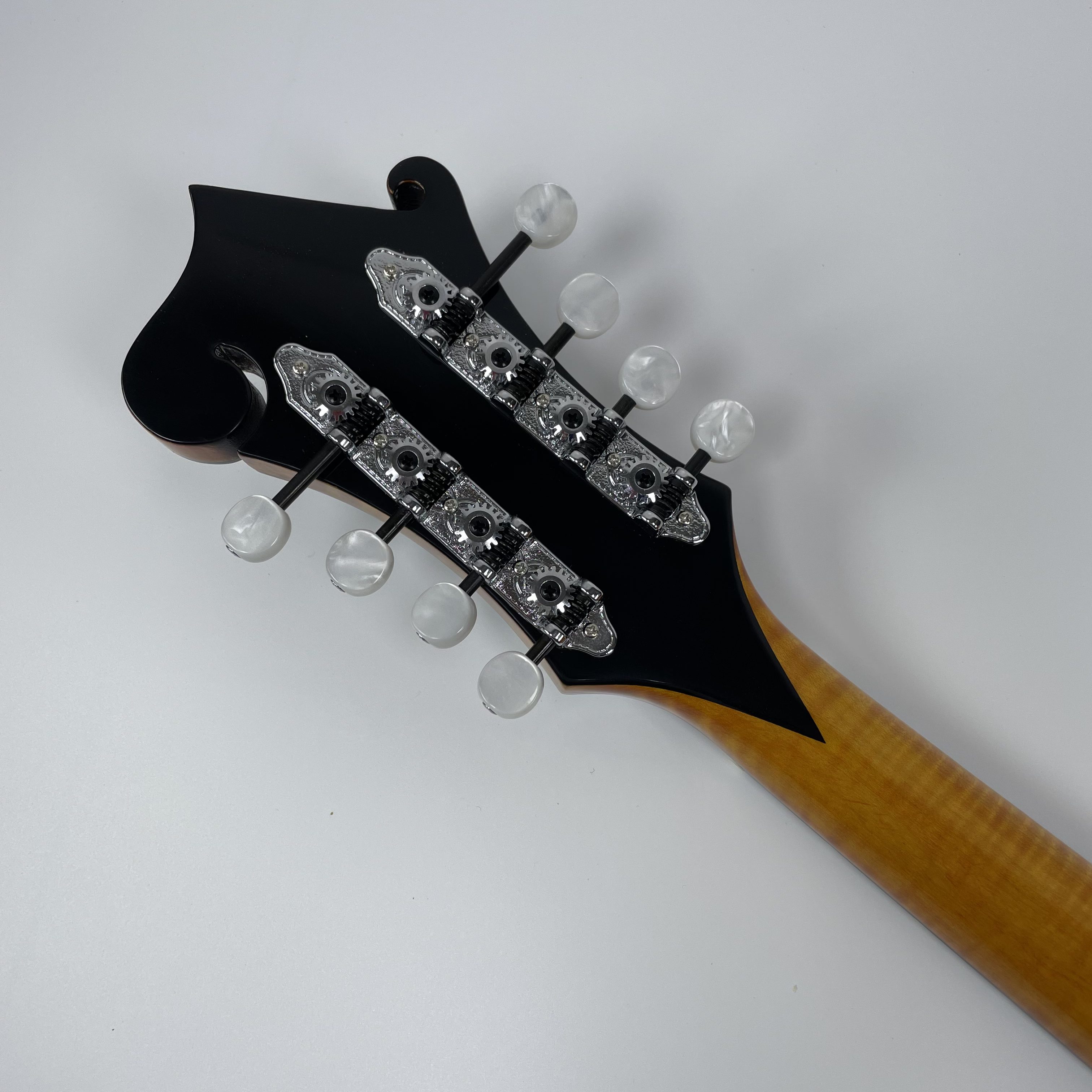 Afanti Hecho a Mano Tapa de Abeto Macizo Estilo F Octave Mandolina Color Gold Rush