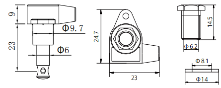 Clavijero Cromo 3r3l Guitarra Eléctrica