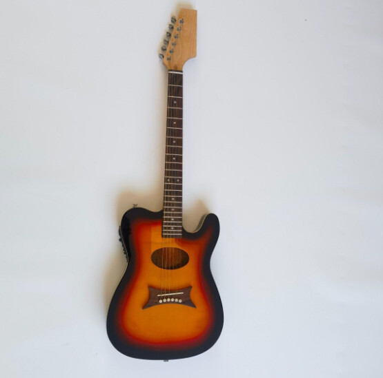 Guitarra Eléctrica Acústica Afanti Semi-Hollow Body Rosewood Fingerboard with EQ