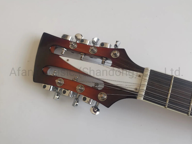 Afanti Music Guitarra Eléctrica Ricken Style de 12 cuerdas Sunburst