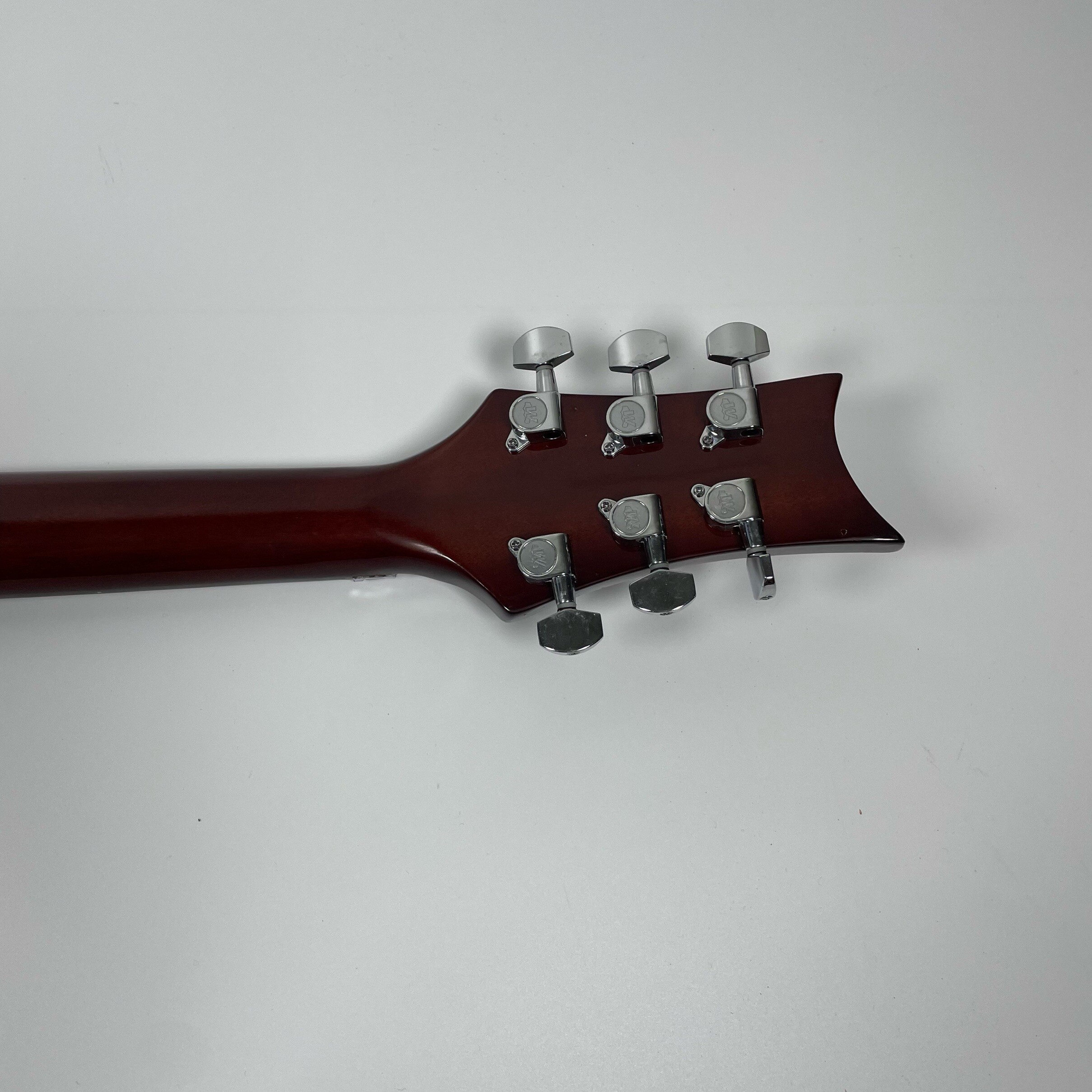 Afanti Guitarra Eléctrica Estilo PRS con Cuerpo de Caoba y Chapa de Arce Acolchado