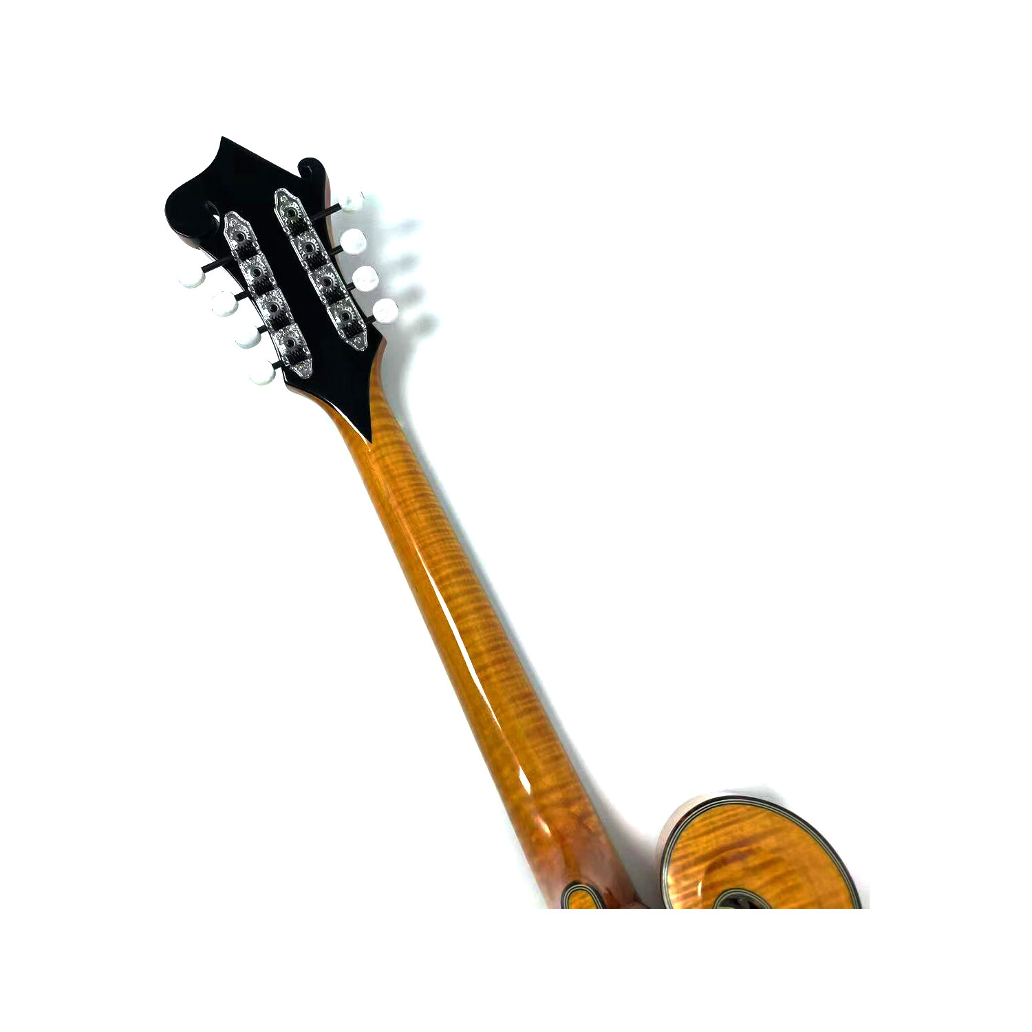 Afanti Mandolina Octava Estilo F con tapa de abeto macizo en color Gold Rush