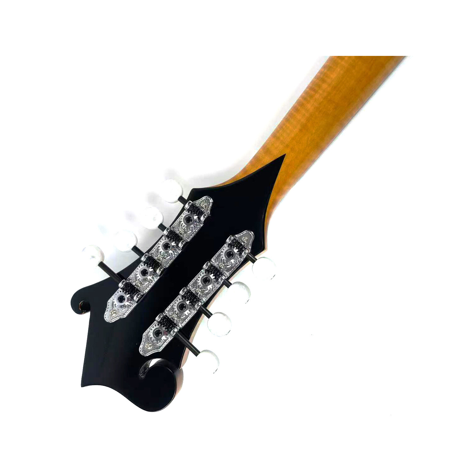 Afanti Mandolina Octava Estilo F con tapa de abeto macizo en color Gold Rush