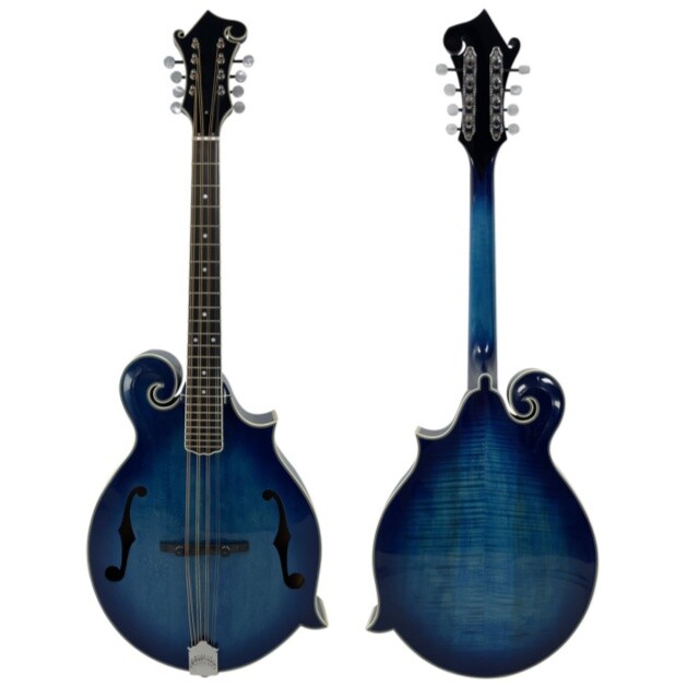 Afanti tallado a mano grado AA tapa de abeto macizo azul octava mandolina