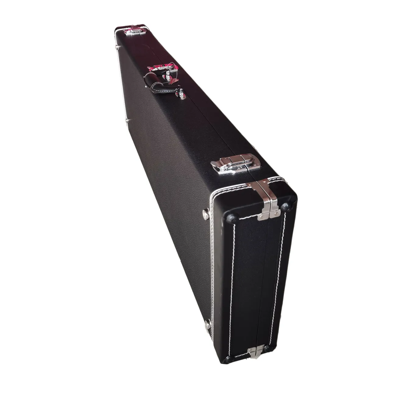 Estuche rígido rectangular negro para guitarra eléctrica