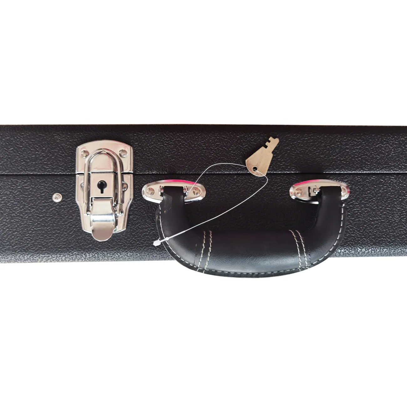 Estuche rígido rectangular negro para guitarra eléctrica