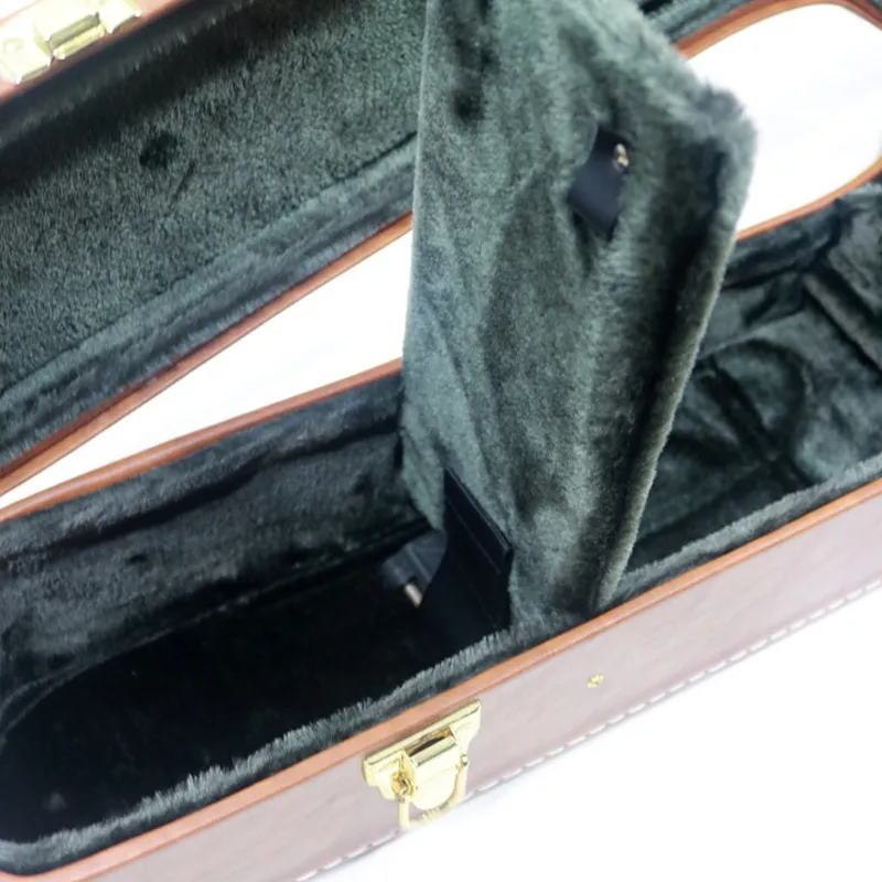 39'' Guitarras clásicas color marrón con estuche rígido