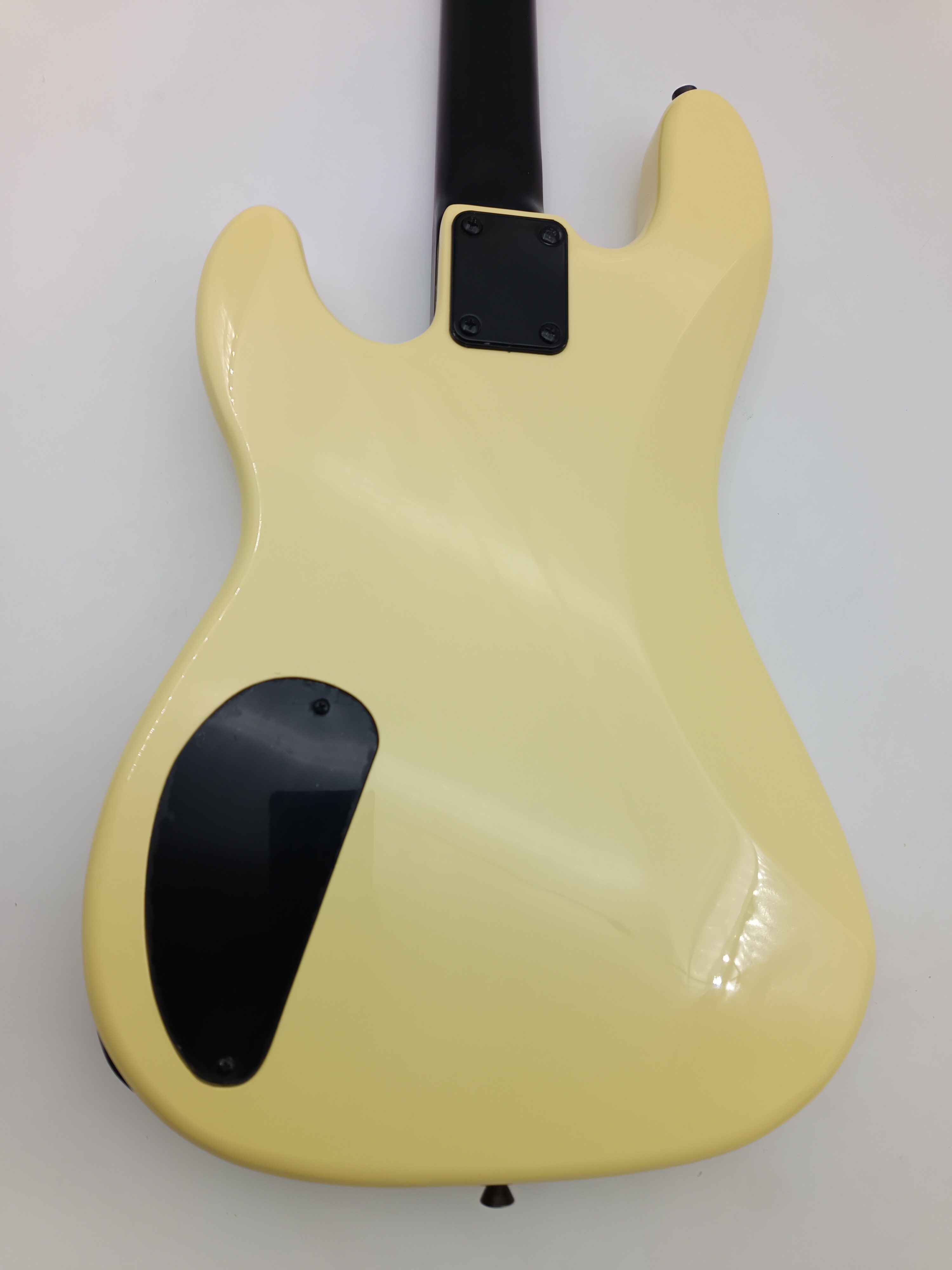 Afanti Guitarra Bajo Eléctrico P 4 Cuerdas Color Amarillo