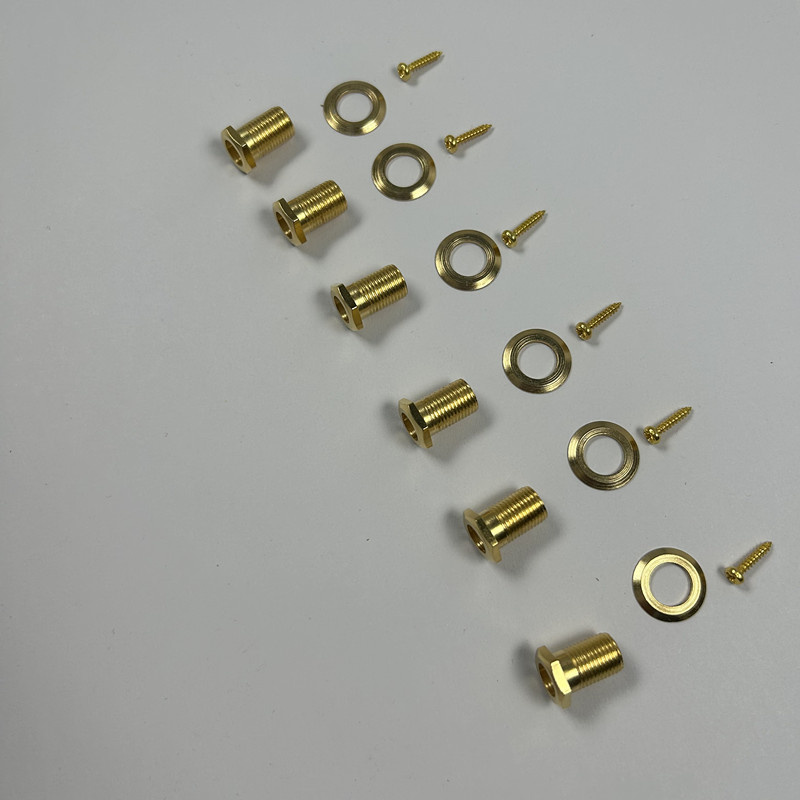 6 Inline Right3 Left 3 Gold Guitar Locking Tuning Machine Heads