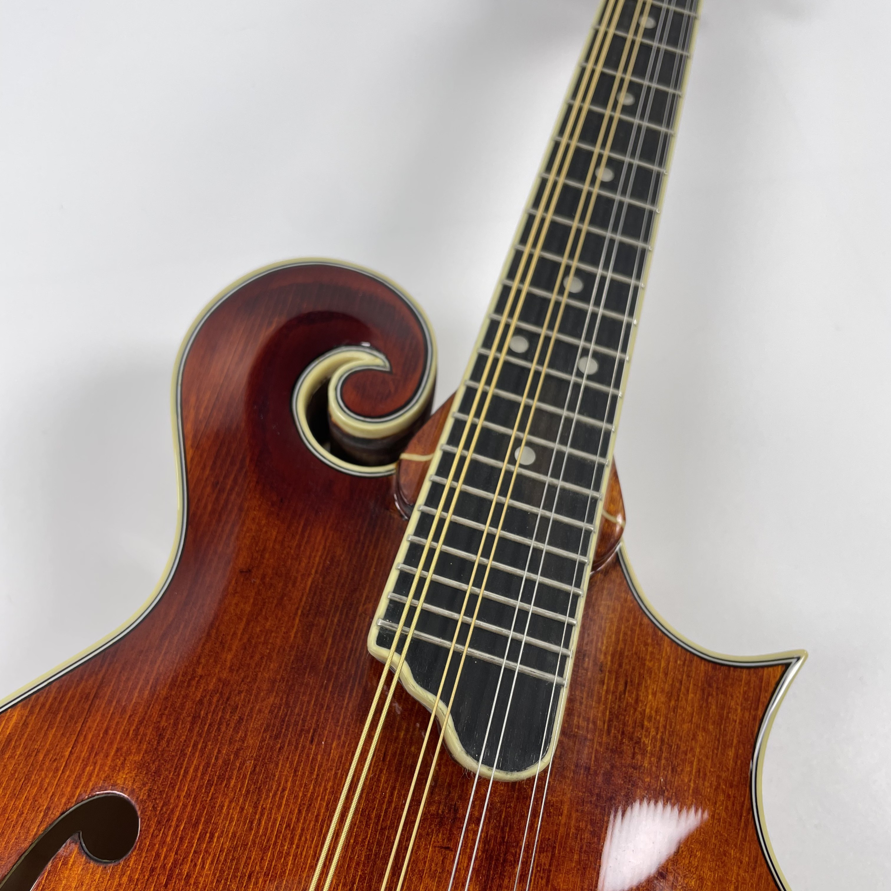 Afanti Mandolina F de grado AAA hecha a mano con arce flameado de alta calidad