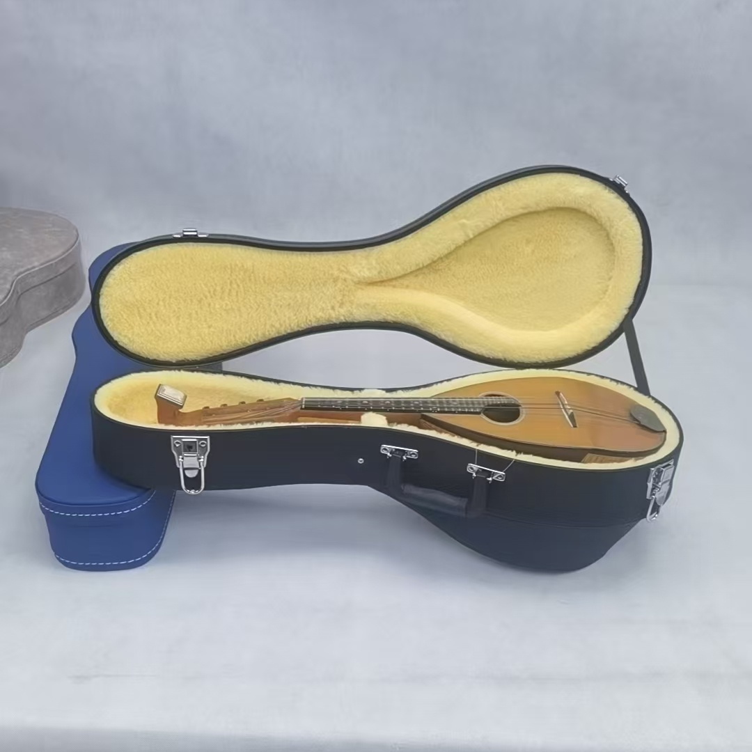 Estuche rígido para mandolina de fondo abombado