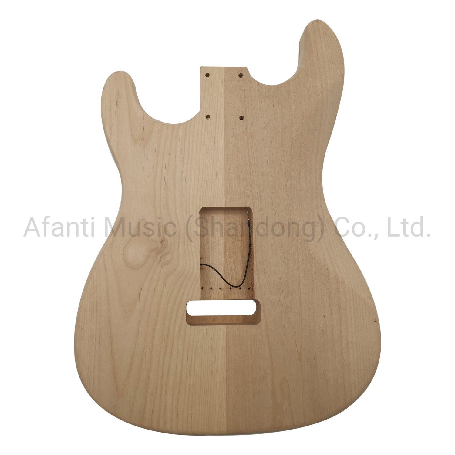 Kit de guitarra eléctrica Afanti semi-hueca con cuerpo de aliso