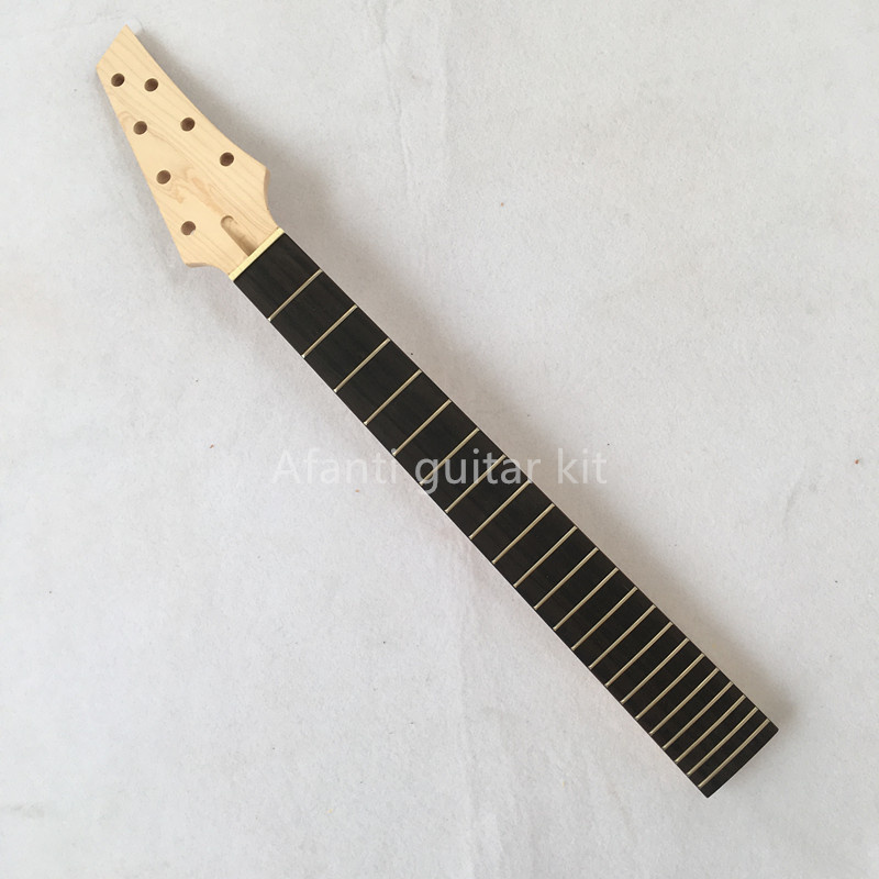 Afanti Construye tu propio kit de guitarra eléctrica DIY de cuerpo sólido con diapasón de ébano