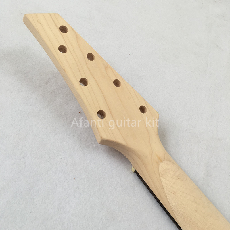 Afanti Construye tu propio kit de guitarra eléctrica DIY de cuerpo sólido con diapasón de ébano