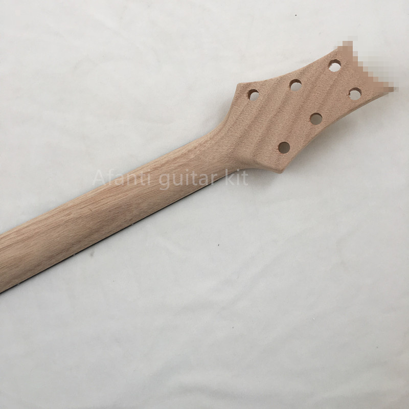 Kit DIY para guitarra eléctrica zurda Afanti con cuerpo de caoba y chapa de fresno