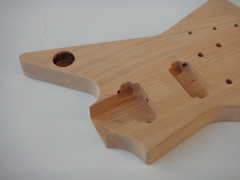 Kit de guitarra eléctrica DIY sin terminar de Afanti para construir la tuya propia