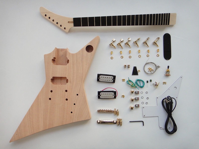 Kit de guitarra eléctrica DIY sin terminar de Afanti para construir la tuya propia