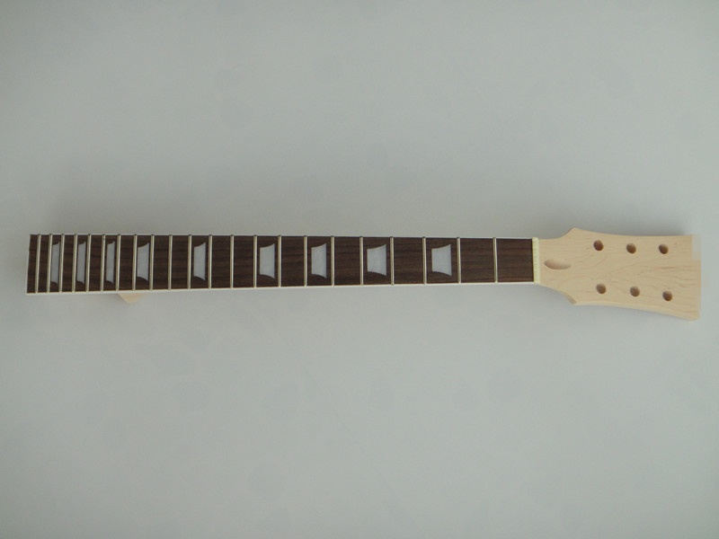 Kit de guitarra eléctrica DIY Afanti personalizado con cuerpo semi-hueco HH y tapa de arce flameado