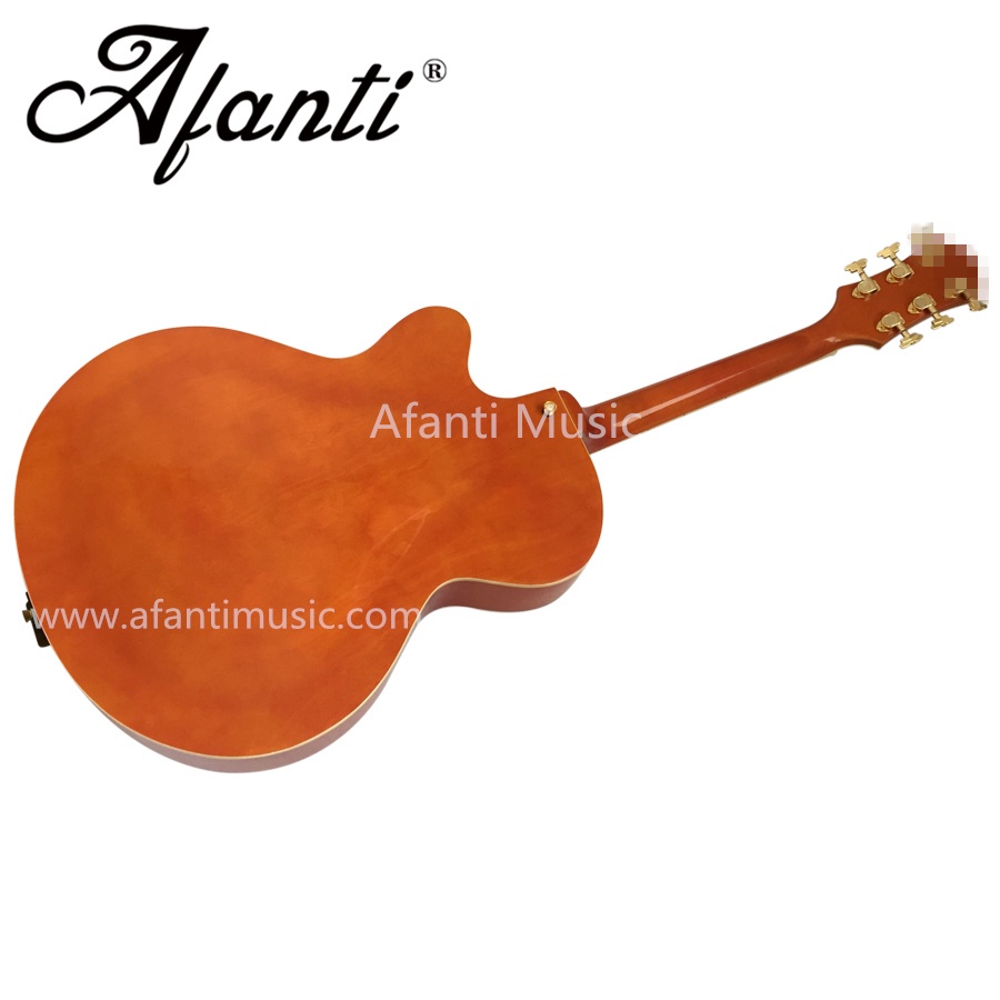 Afanti Music Guitar / Guitarra eléctrica de cuerpo hueco L5