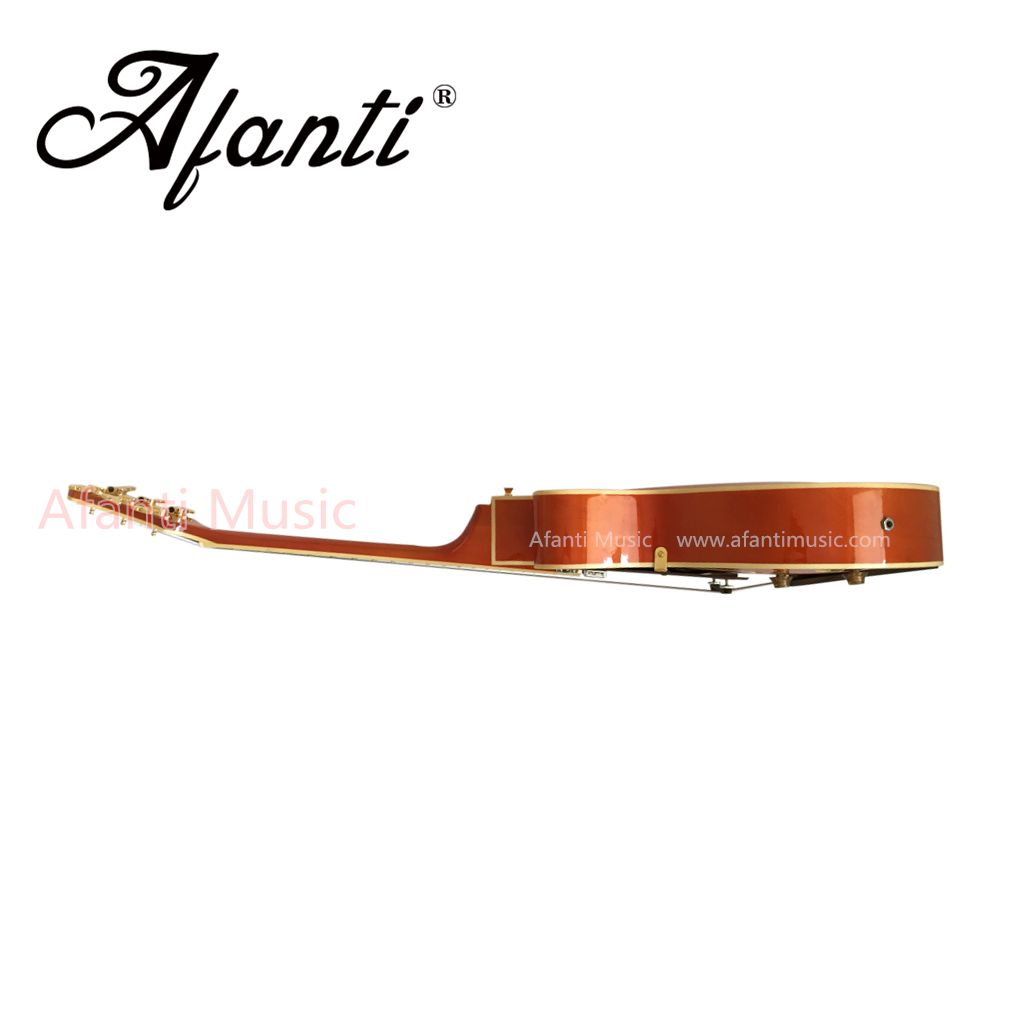 Afanti Music Guitar / Guitarra eléctrica de cuerpo hueco L5
