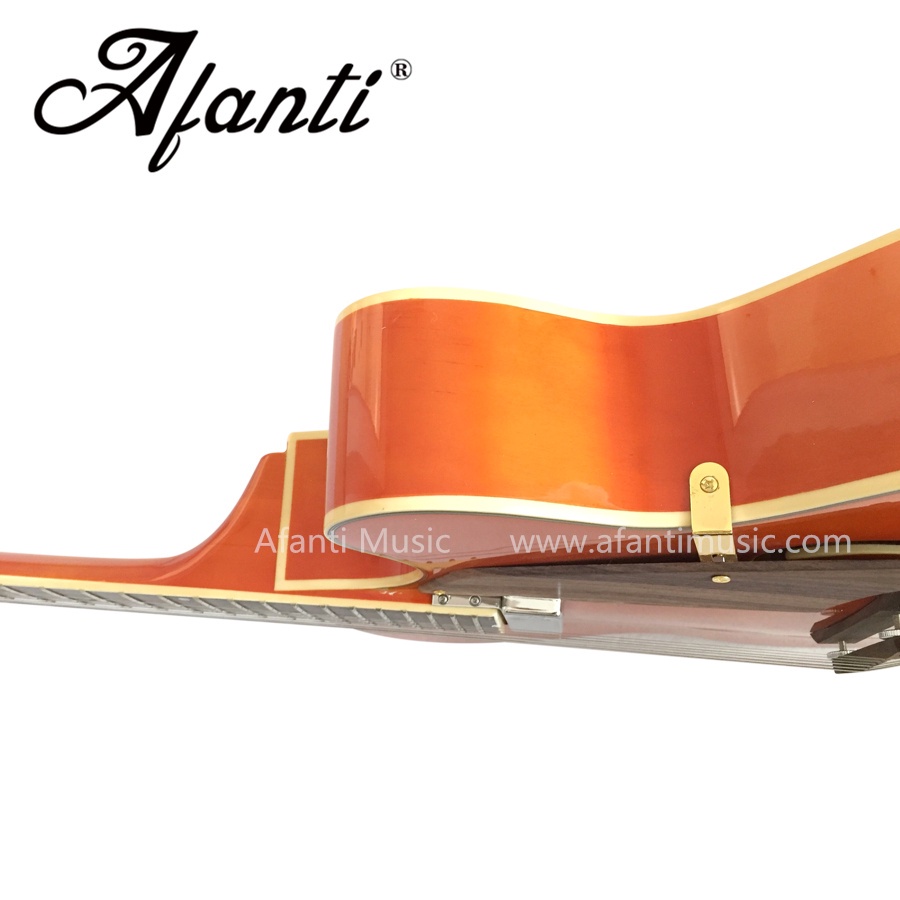 Afanti Music Guitar / Guitarra eléctrica de cuerpo hueco L5