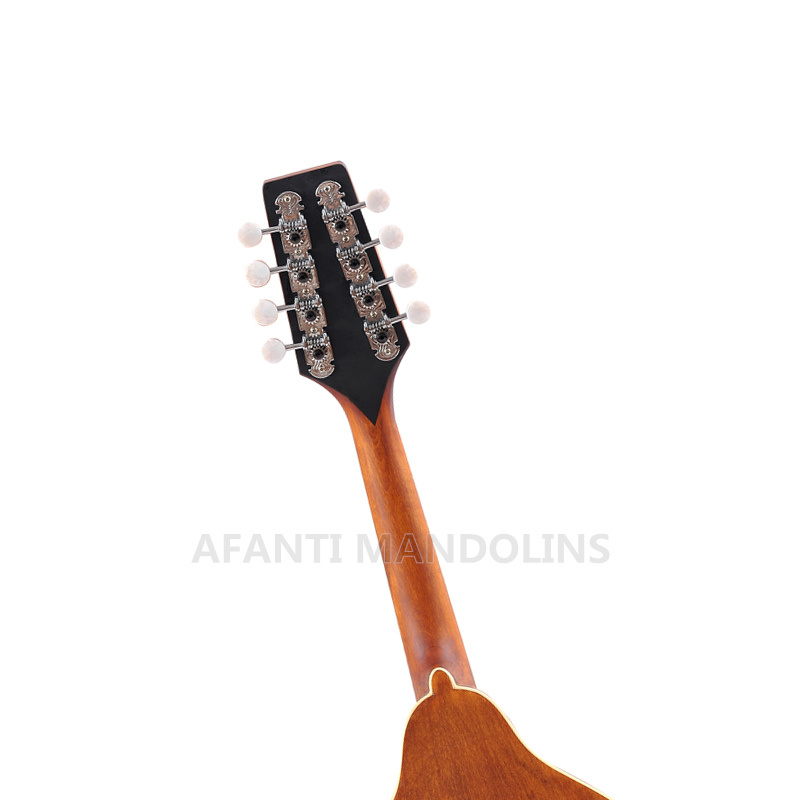 Mandolina Afanti estilo A de abeto macizo y arce con aberturas en F